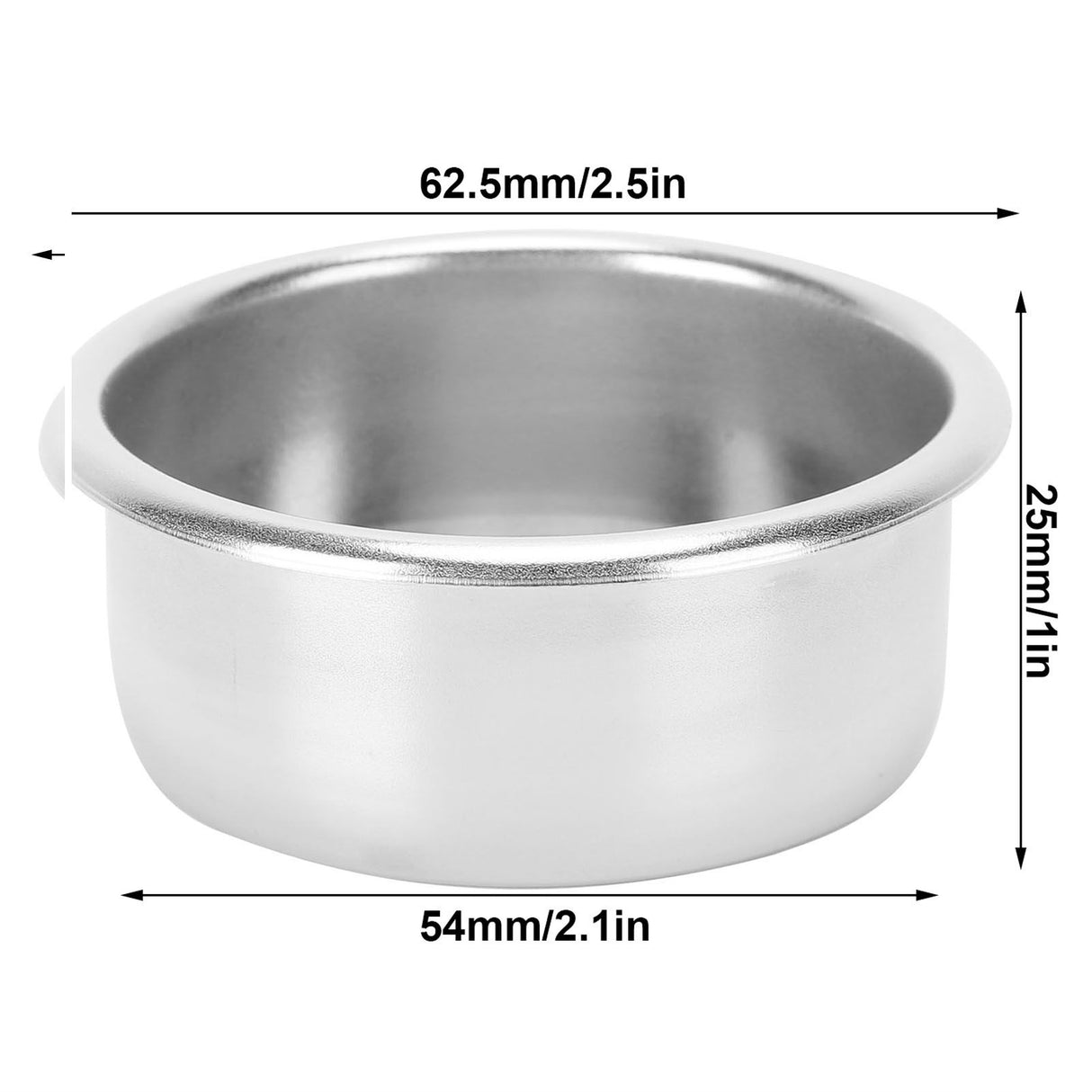 Coffee Filter Mesh Basket No Pressure Strainer Powder Bowl Coffee Machine Accessories 54MM