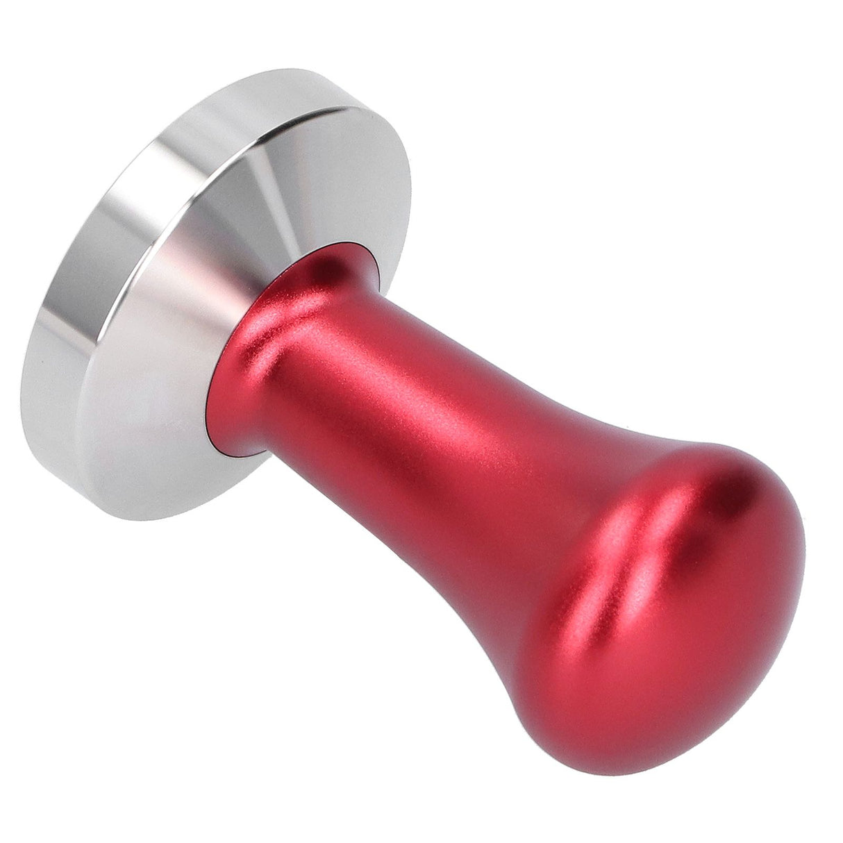 Coffee Tamper Flat Bottom Powder Hand Press Hammer Coffee Making Accessories Kitchen UtensilRed