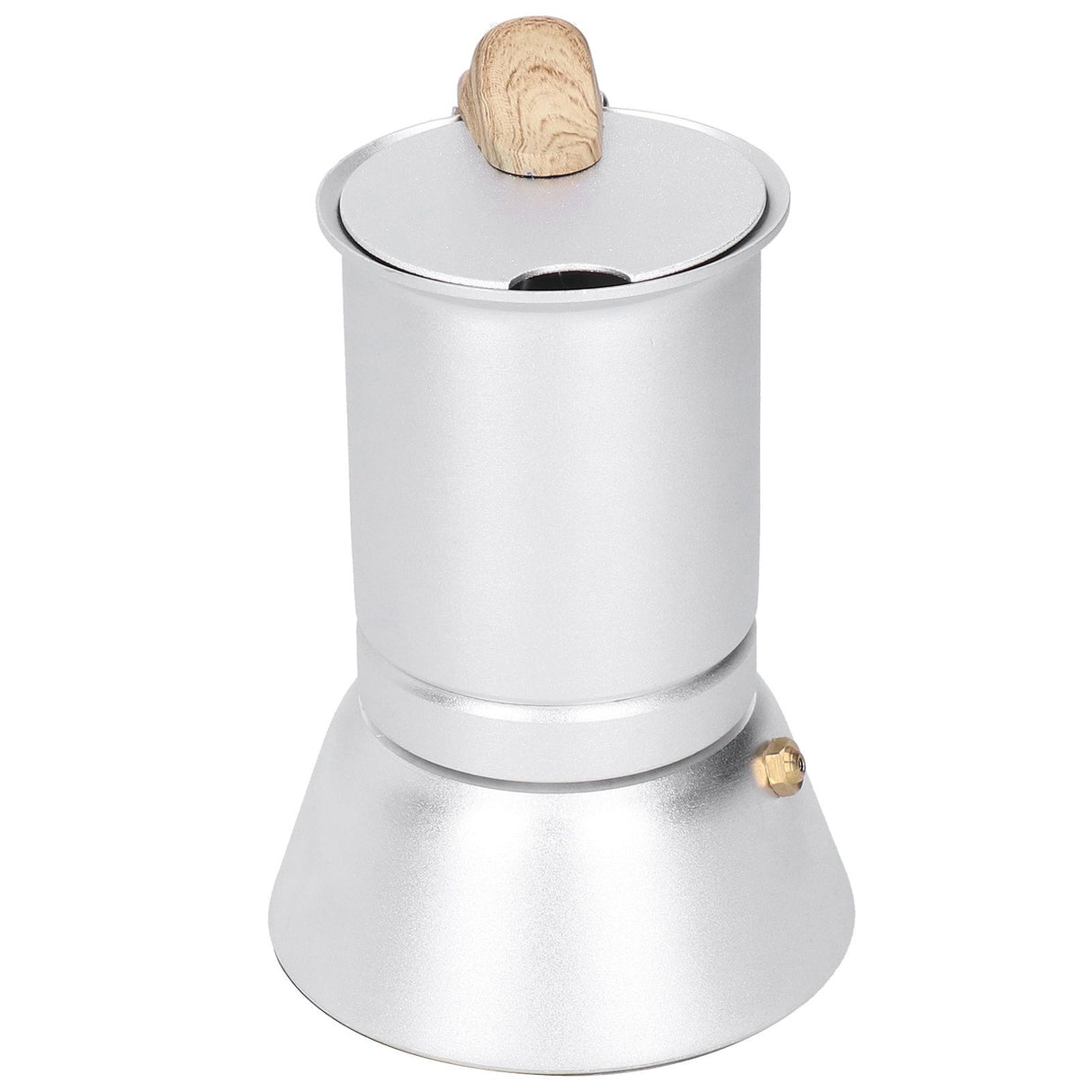 150ml Coffee Maker Moka Pot Stainless Steel Coffee Pot Induction Cooker Use Home Supplies