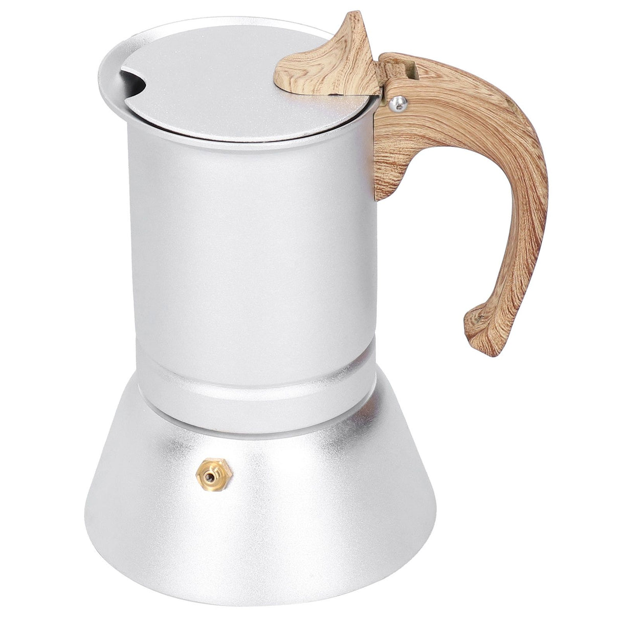 150ml Coffee Maker Moka Pot Stainless Steel Coffee Pot Induction Cooker Use Home Supplies