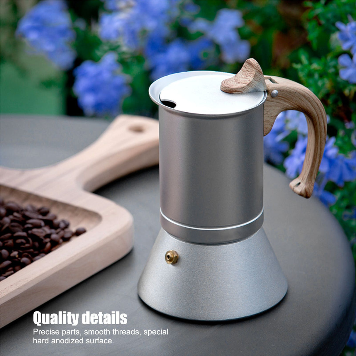 150ml Coffee Maker Moka Pot Stainless Steel Coffee Pot Induction Cooker Use Home Supplies