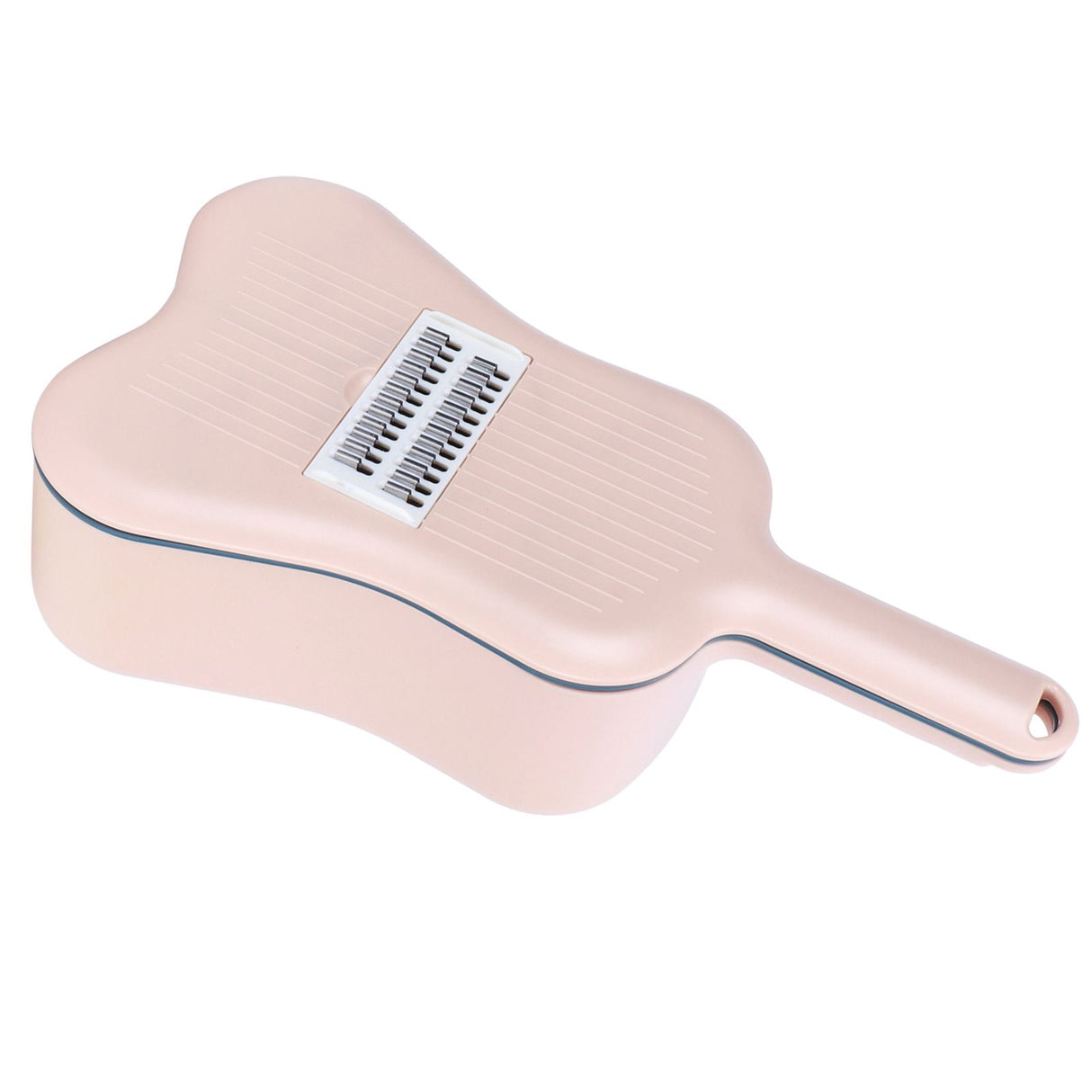 11Pcs/Set Vegetable Cutter Drain Basket Food Shredder Grater Kitchen Cutting UtensilsDusty Pink
