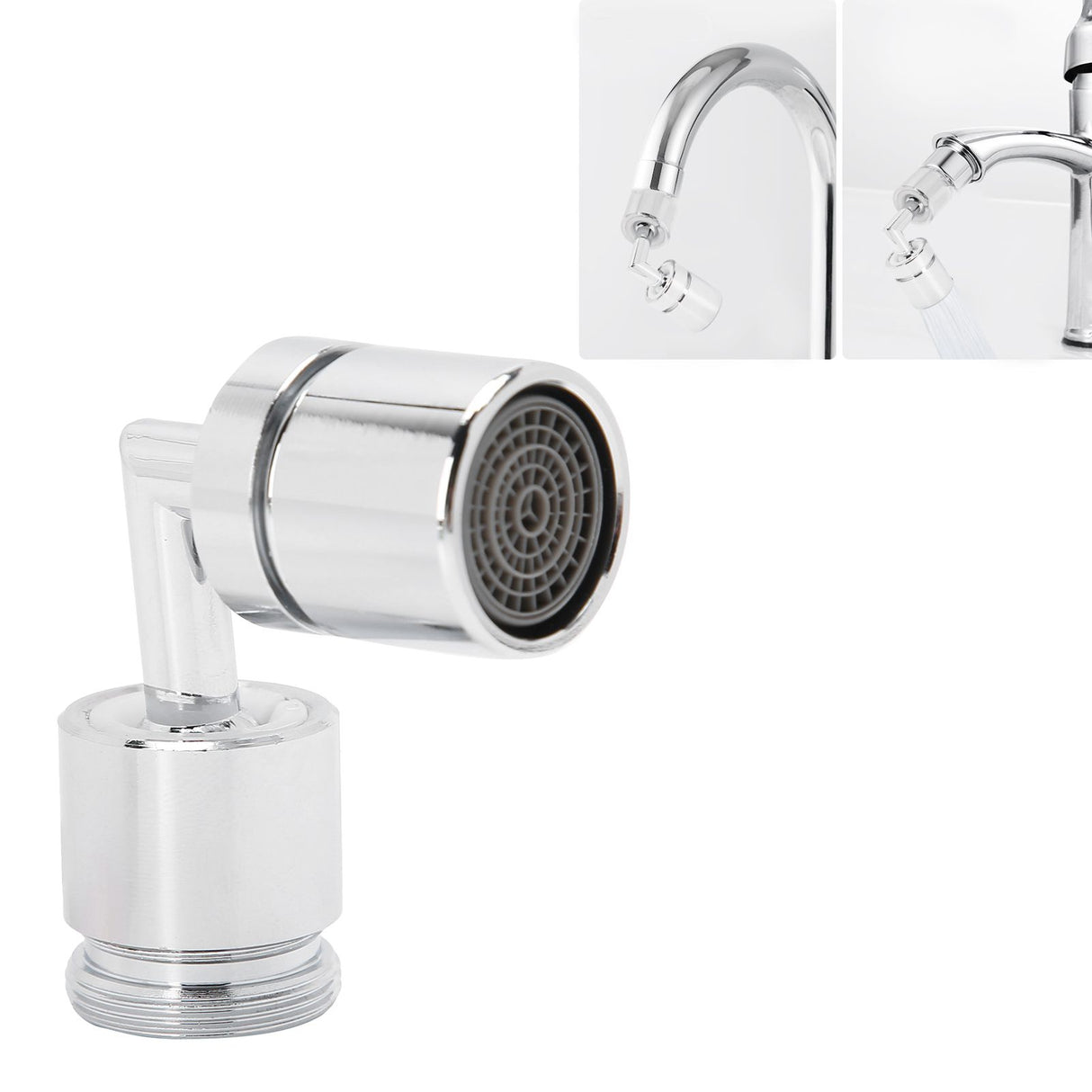 M24 Thread Water Faucet 360 Degree Rotating Universal Tap Anti Splashed for Kitchen Bathroom
