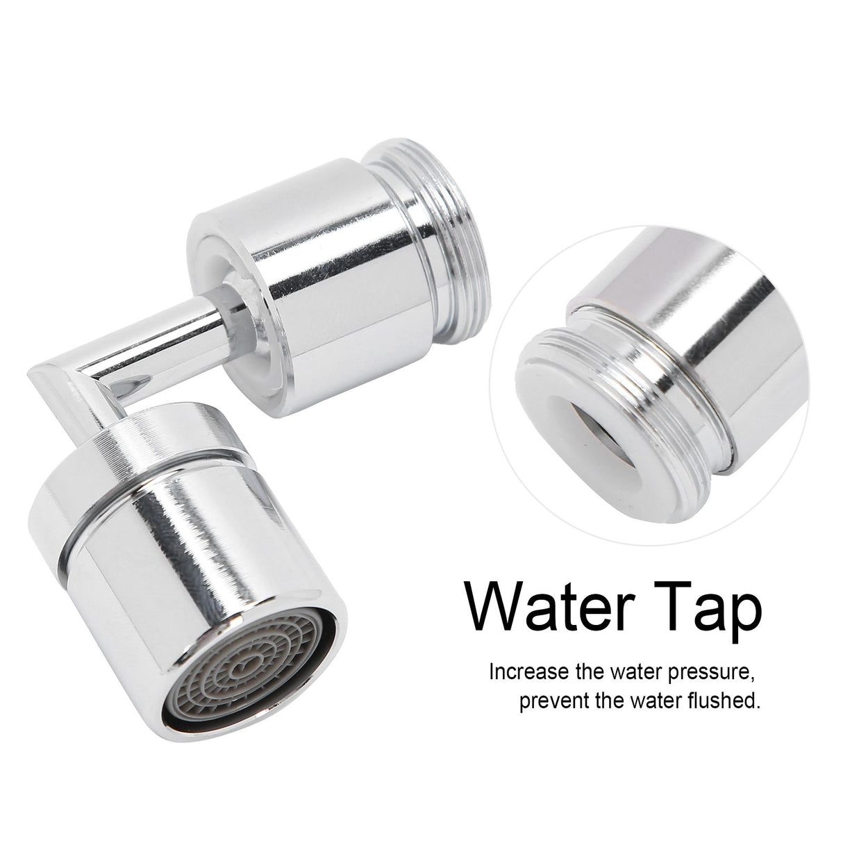 M24 Thread Water Faucet 360 Degree Rotating Universal Tap Anti Splashed for Kitchen Bathroom