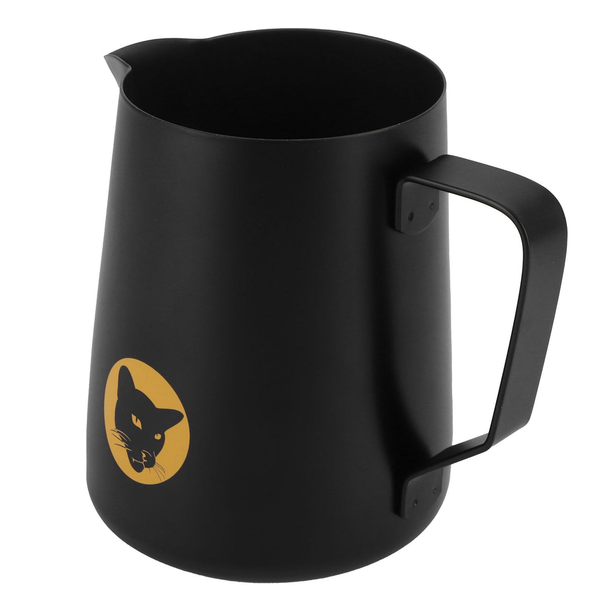 600ml Coffee Cup Mug Multi Purpose 304 Stainless Steel Milk Frothing Pitcher Black