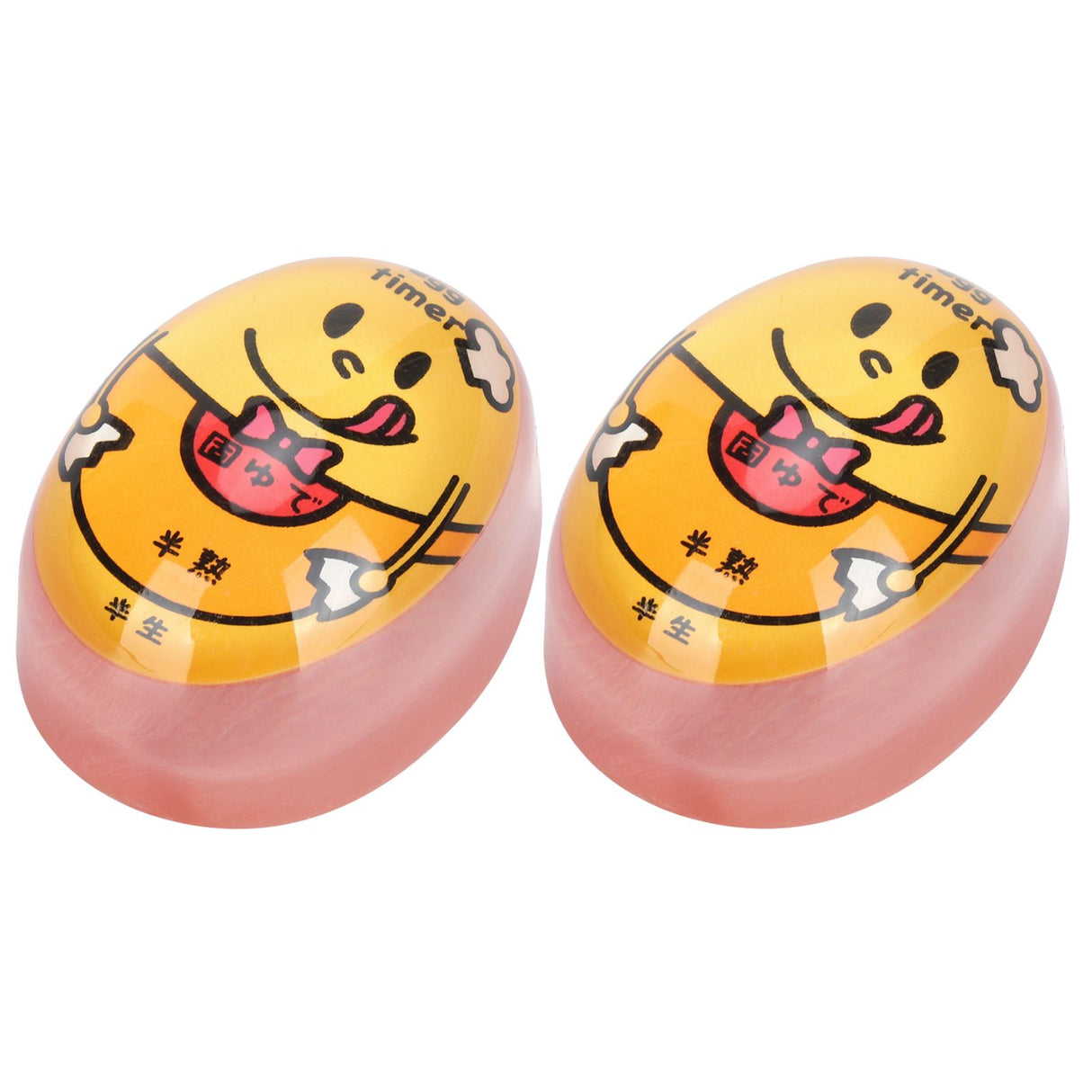 2Pcs Eggtimer Color Changing Resin Kitchen Timer for SoftBoiled Boiled Egg Cook Supplies