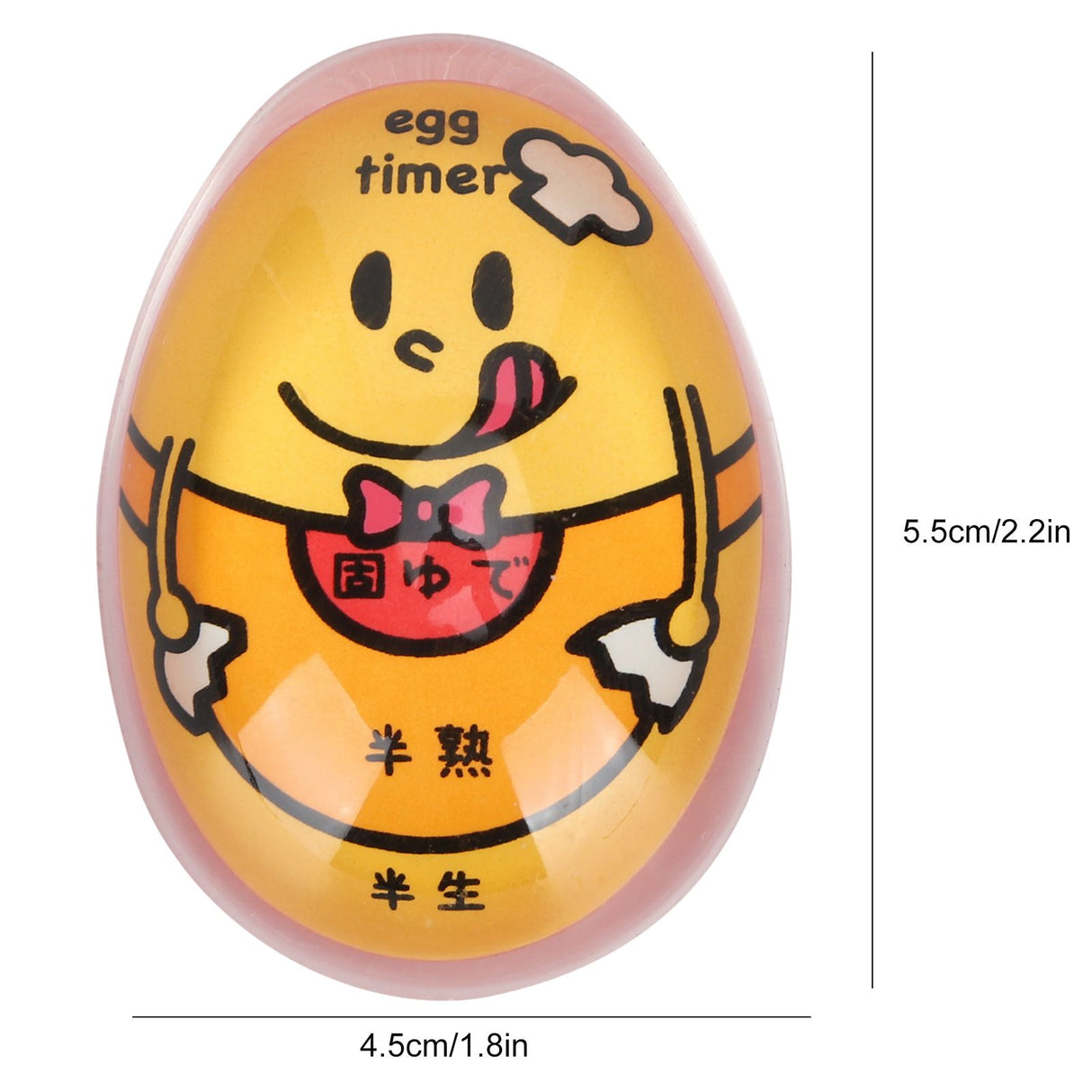 2Pcs Eggtimer Color Changing Resin Kitchen Timer for SoftBoiled Boiled Egg Cook Supplies