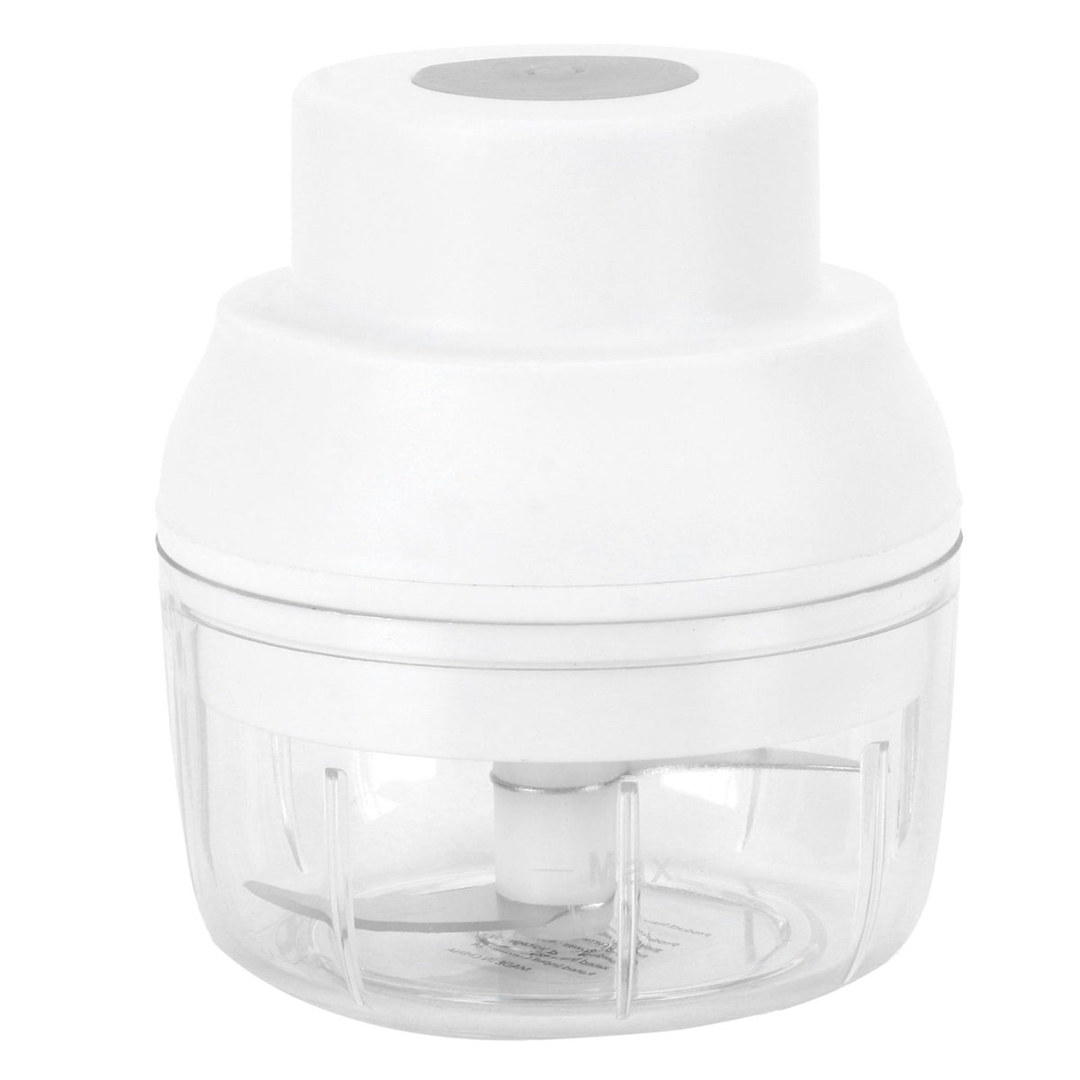 100ml USB Vegetable Cutter Mini Garlic Crusher Chopper Electric Garlic Masher Cooking AccessoryWhite