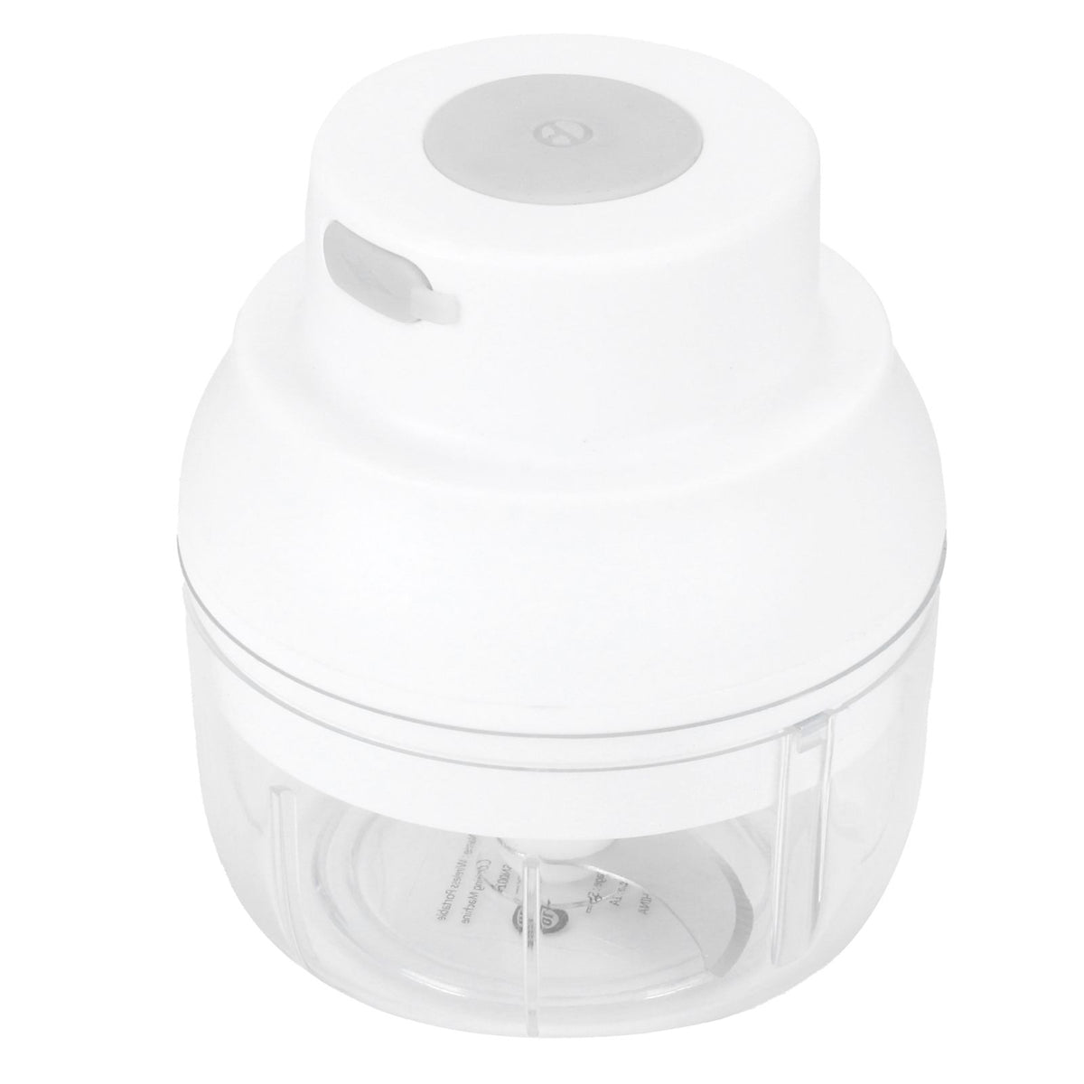100ml USB Vegetable Cutter Mini Garlic Crusher Chopper Electric Garlic Masher Cooking AccessoryWhite