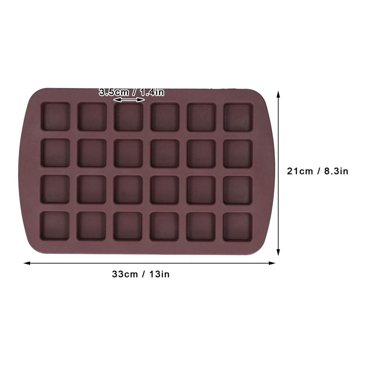 Candy Chocolate Mold Silicone 24 Grids Hand‑Made Cupcake Baking Mould Kitchen Utensils