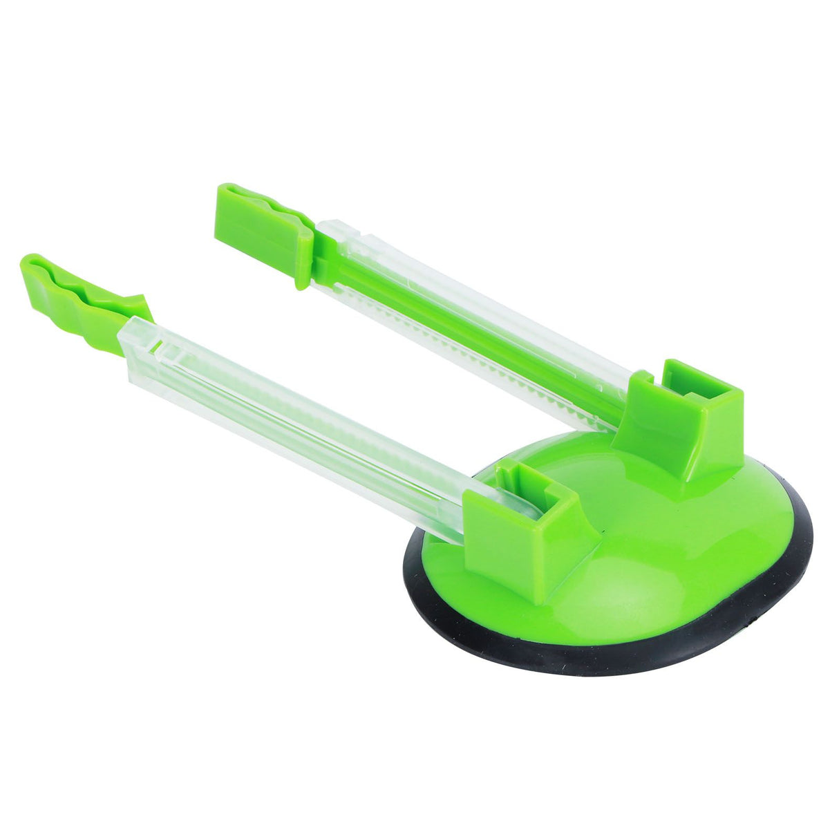 6Pcs Food Storage Bag Holder Stand HandsFree Bag Racks Home Kitchen Accessory Green