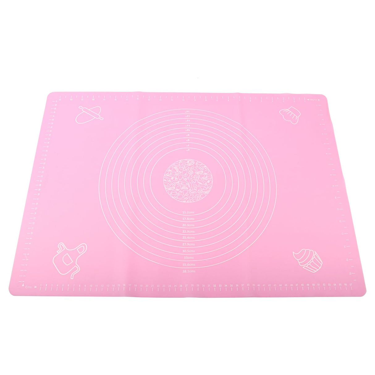 Silicone Knead Mat with Scale Chopping Board Nonslip Baking Tool Heat Resistant Oven Mat