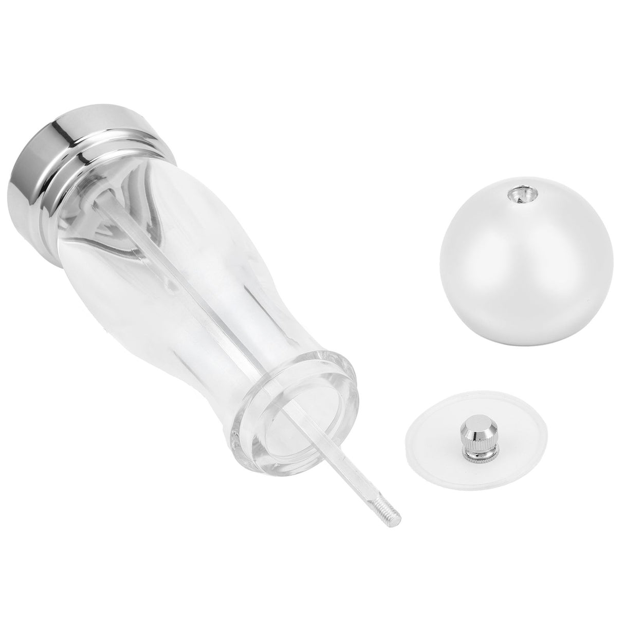 Salt Pepper Grinder Manual Seasoning Mill Shaker Round Acrylic Spice Jars Kitchen UtensilsSmall