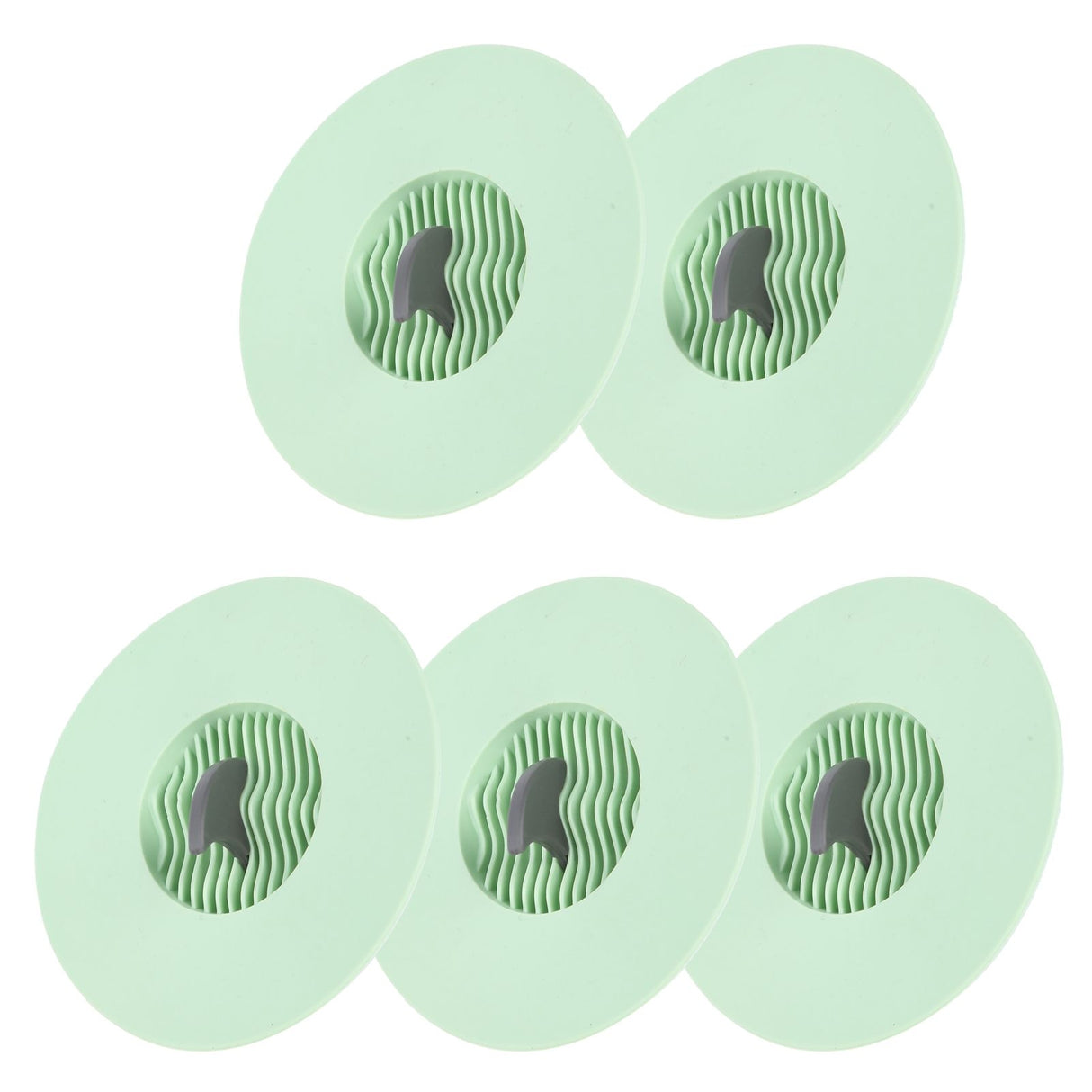 5Pcs Kitchen Sink Drain Plugs Strainer Water Sink Bathtub Drainage Stopper Bathroom AccessoriesGreen