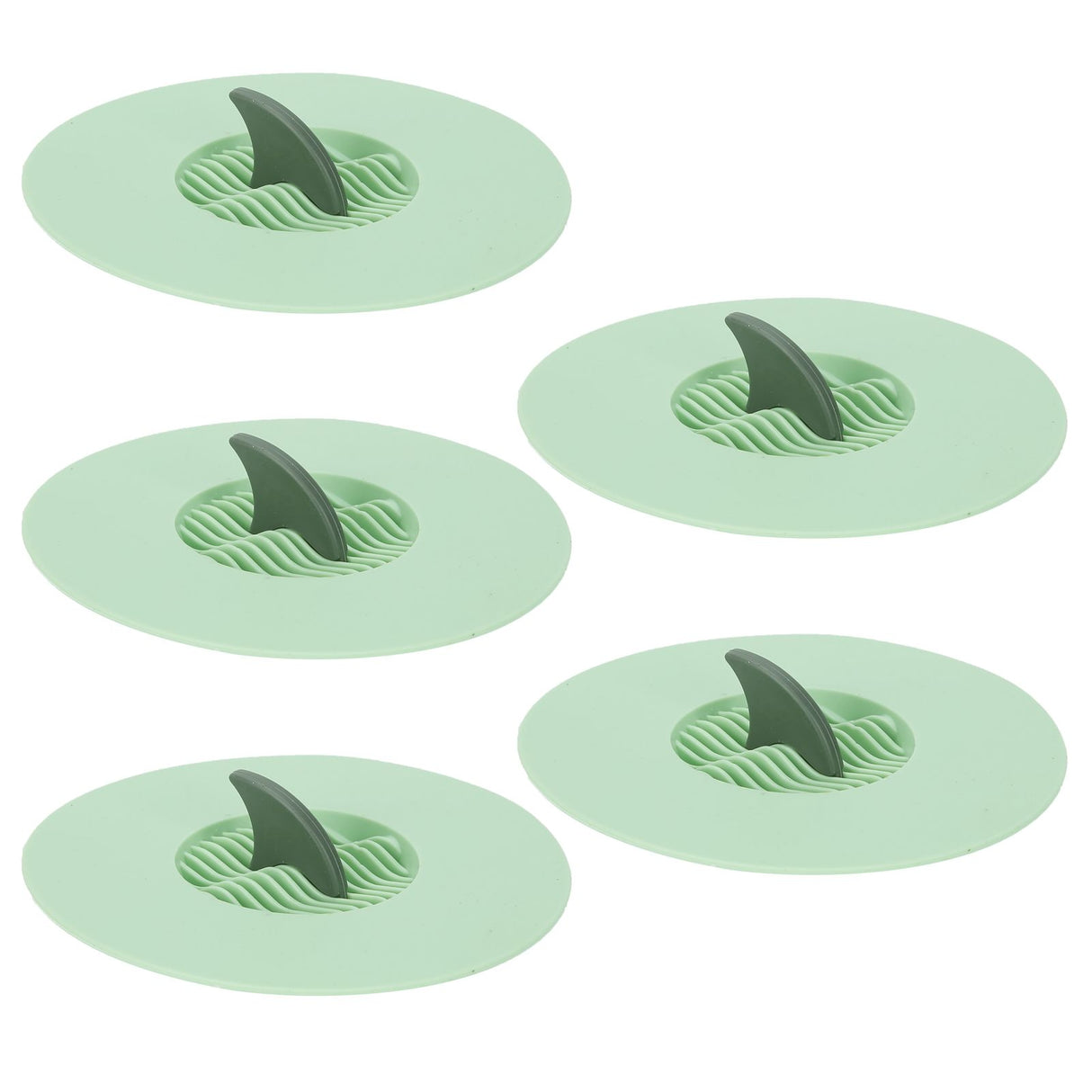5Pcs Kitchen Sink Drain Plugs Strainer Water Sink Bathtub Drainage Stopper Bathroom AccessoriesGreen