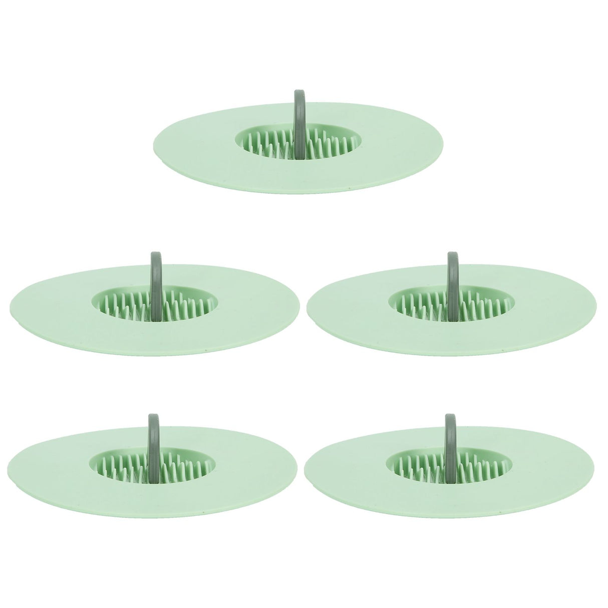 5Pcs Kitchen Sink Drain Plugs Strainer Water Sink Bathtub Drainage Stopper Bathroom AccessoriesGreen