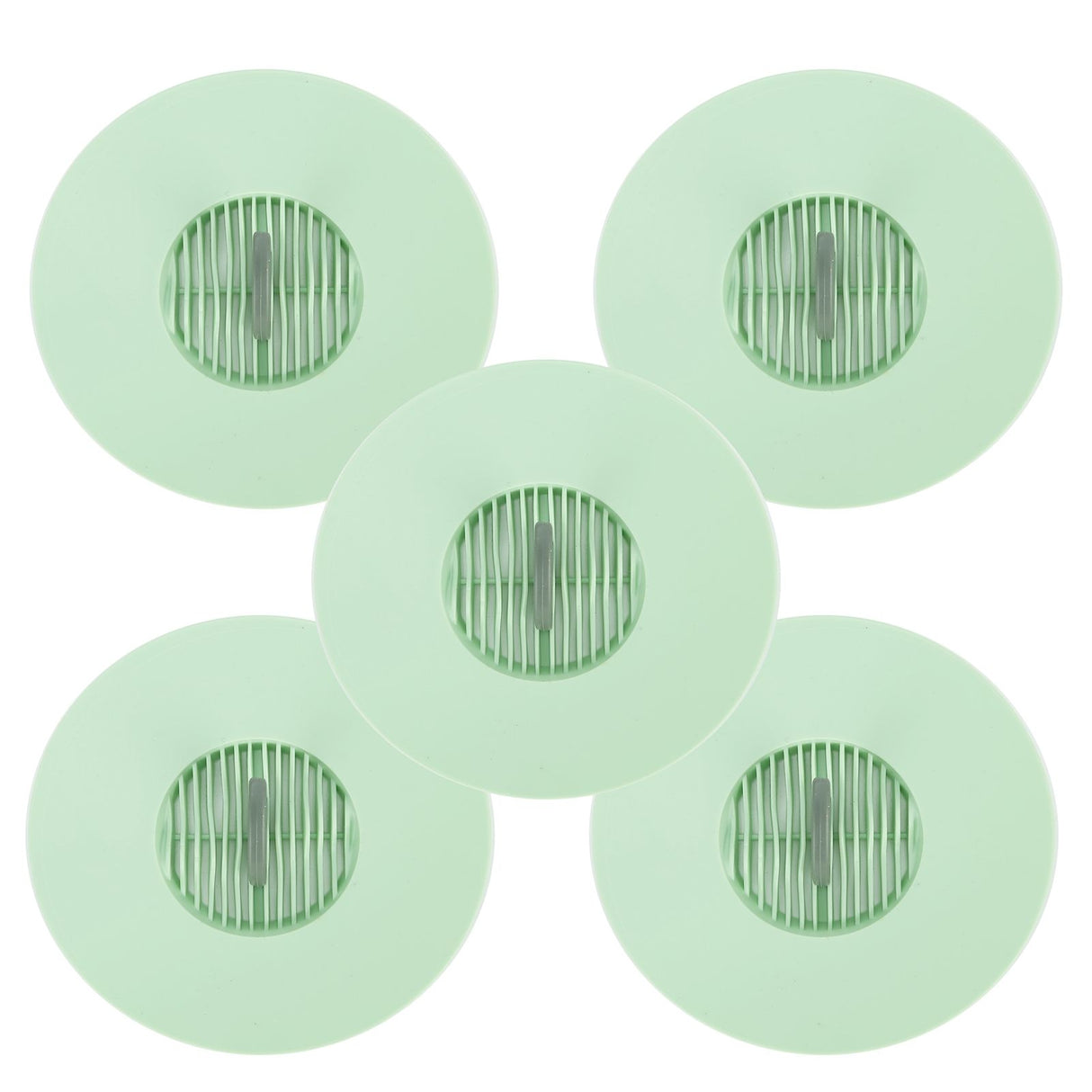 5Pcs Kitchen Sink Drain Plugs Strainer Water Sink Bathtub Drainage Stopper Bathroom AccessoriesGreen