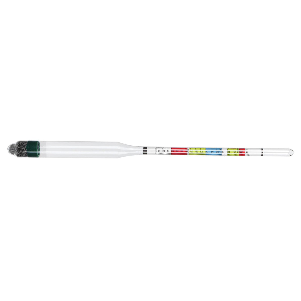 Hydrometer Tester with Sugar Ethanol Density Scales Wine Beer Brewing Measuring Instrument