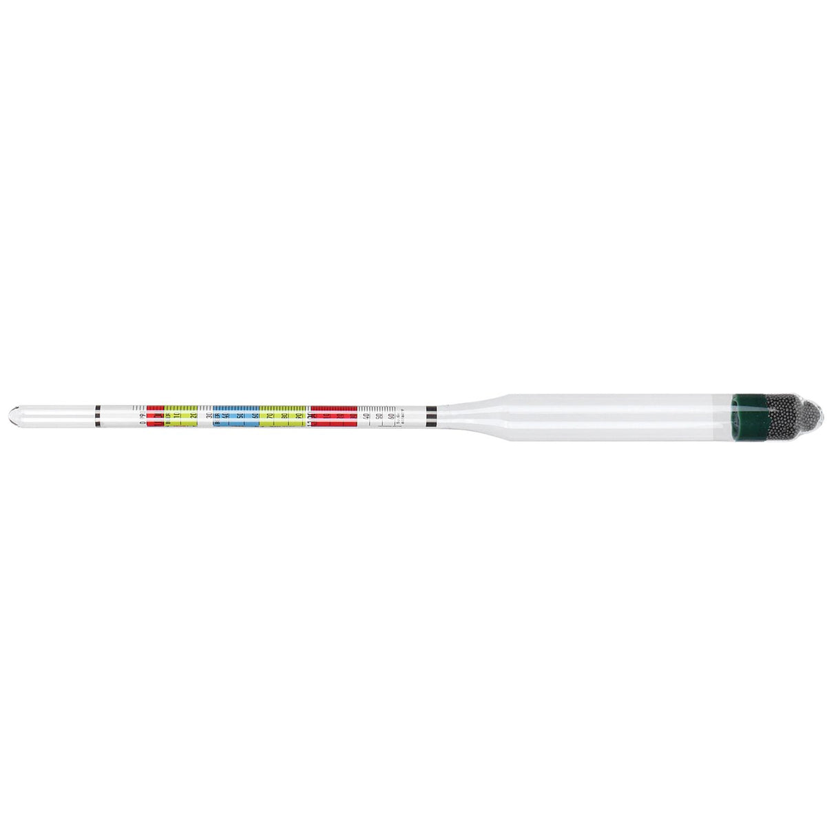 Hydrometer Tester with Sugar Ethanol Density Scales Wine Beer Brewing Measuring Instrument