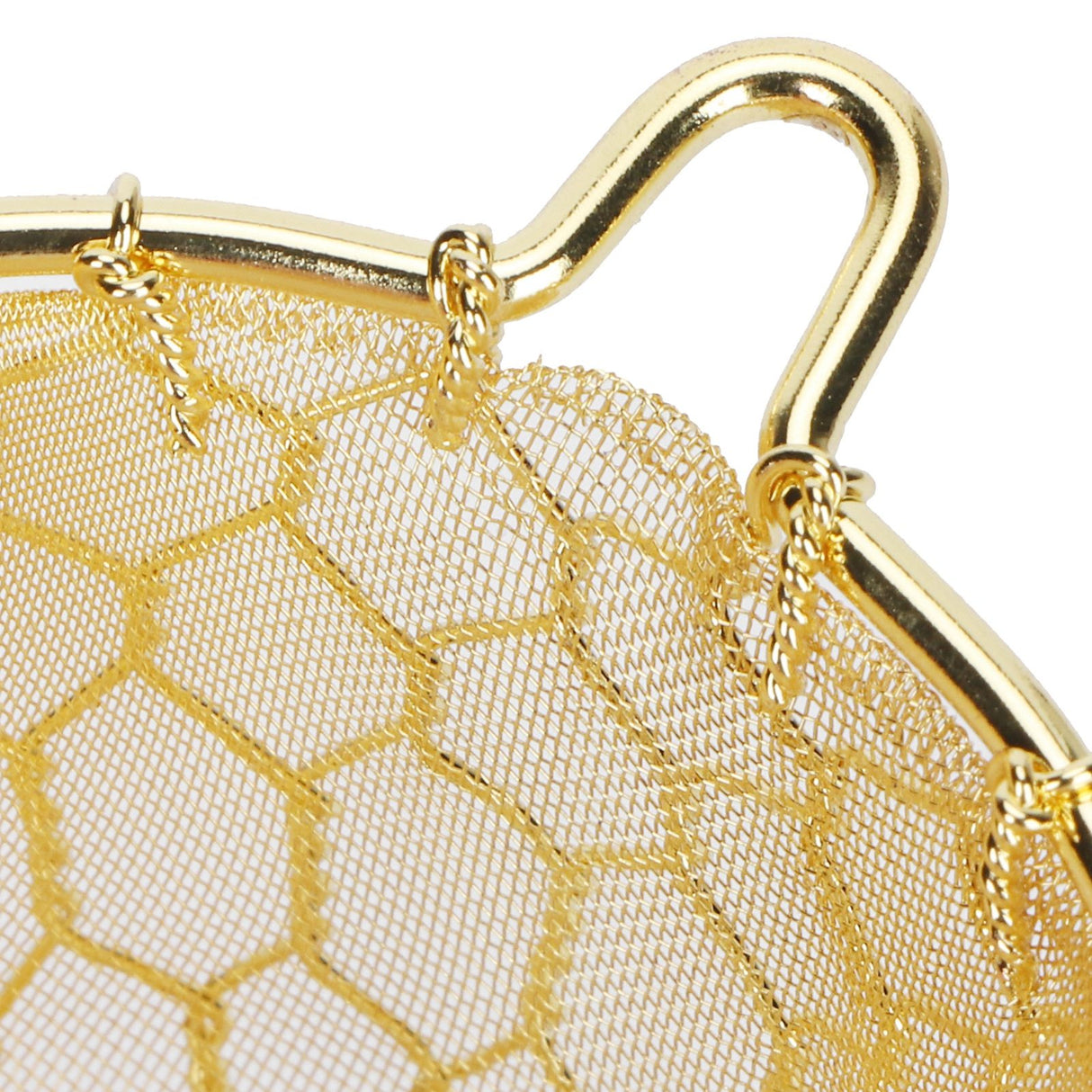 Copper Tea Infuser Strainer Reusable Loose Leaf Teapot Filter with Long Handle for Tea Maker