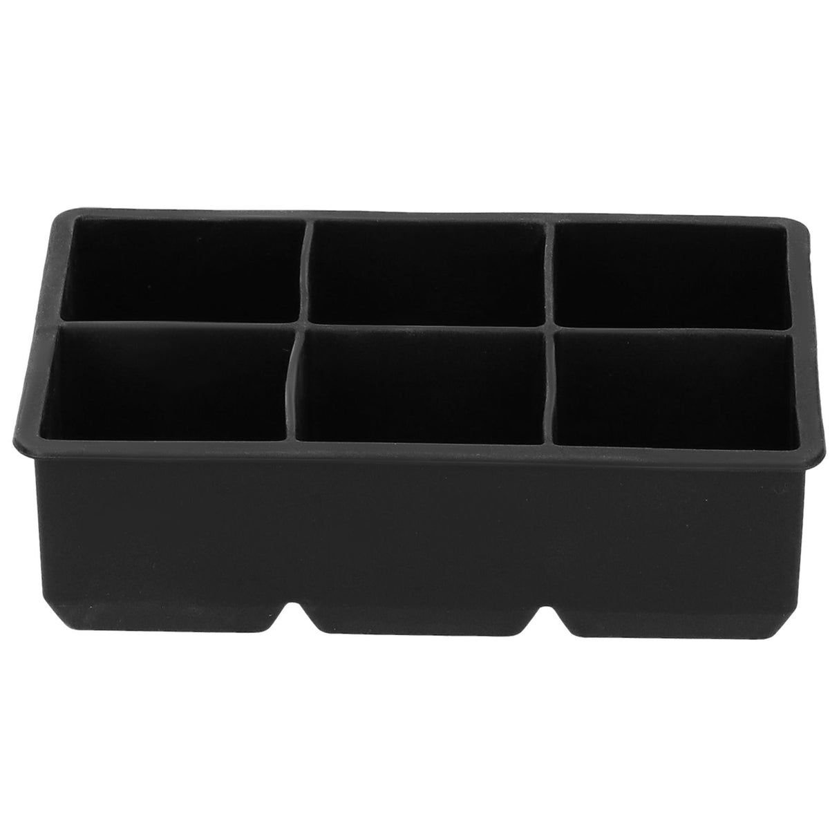 6-Grid Large Ice Cubes Maker Square Ice Cubes Tray Silicone Ice Mold Party Bar Accessories