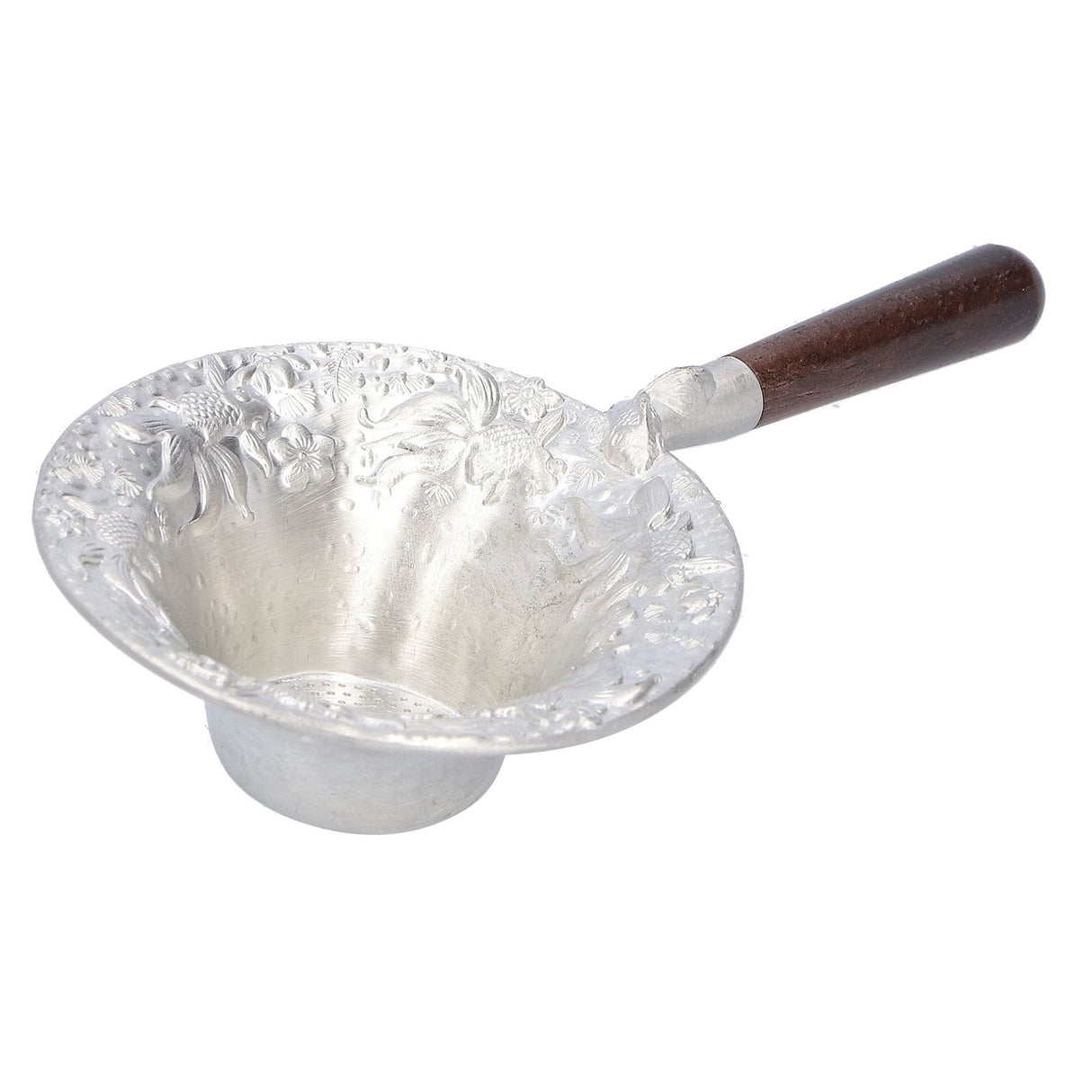 Tea Strainer Japanese Style Hand Made Tea Leaf Infuser Filter Tea Set Accessories(Black Sandalwood Handle )