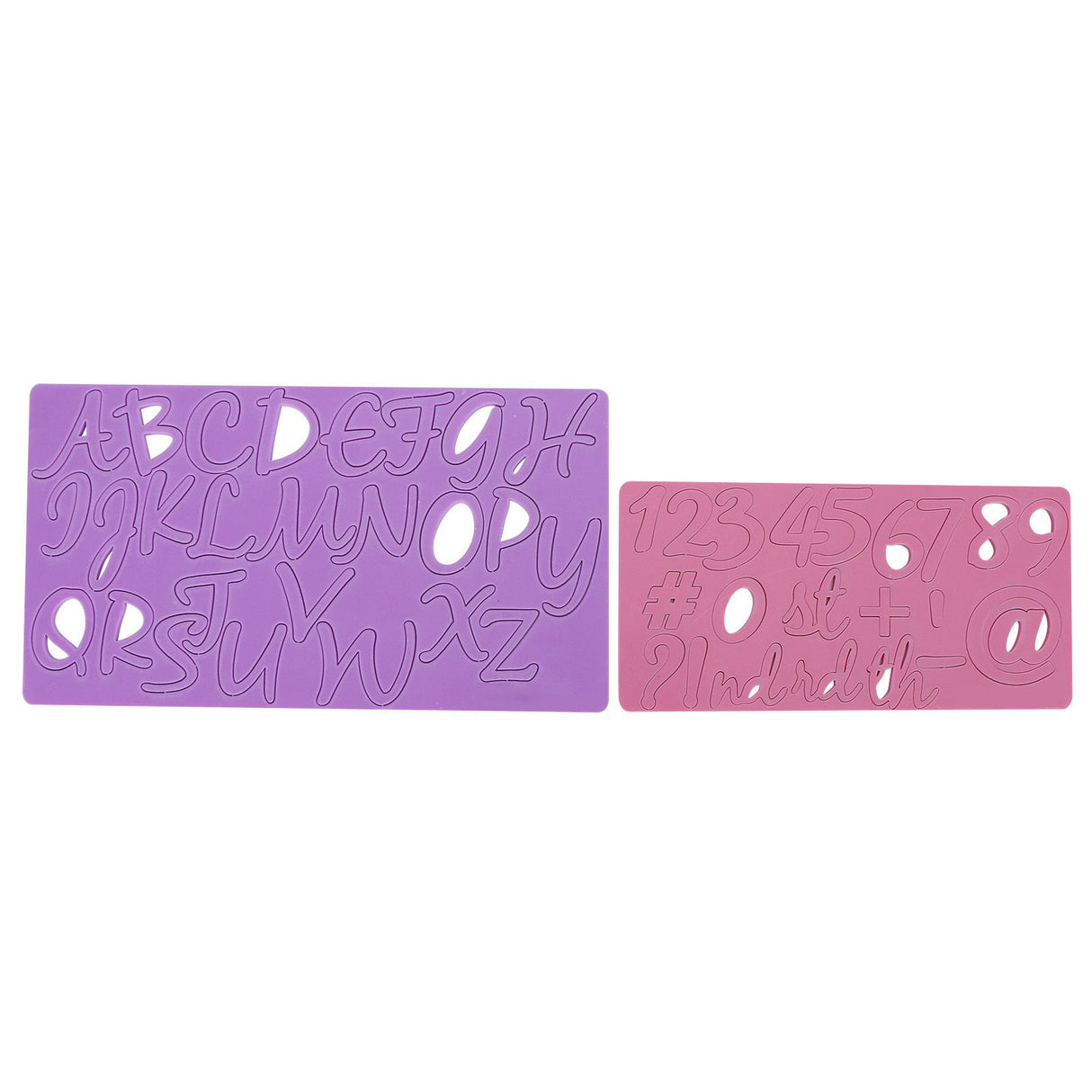 Cake Embossing Mold Alphabet Number Fondant Cake Embosser Decoration Baking Tool