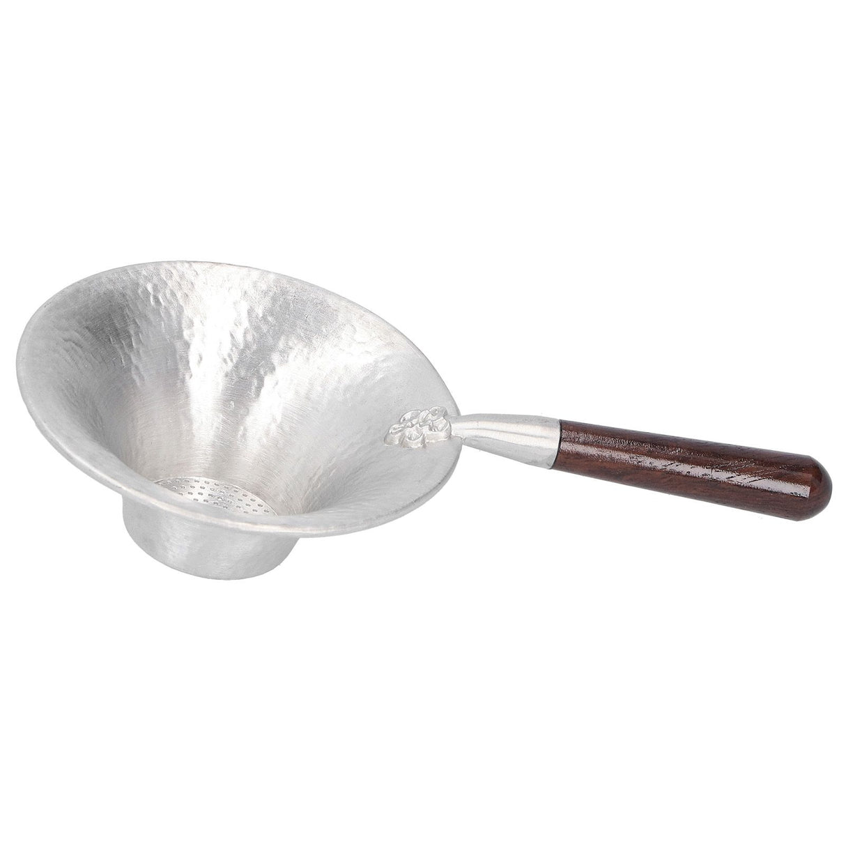 Tea Strainer Innovative Tea Leaf Infuser Filter Brewing Device for Home Office UseBlack Sandalwood Handle