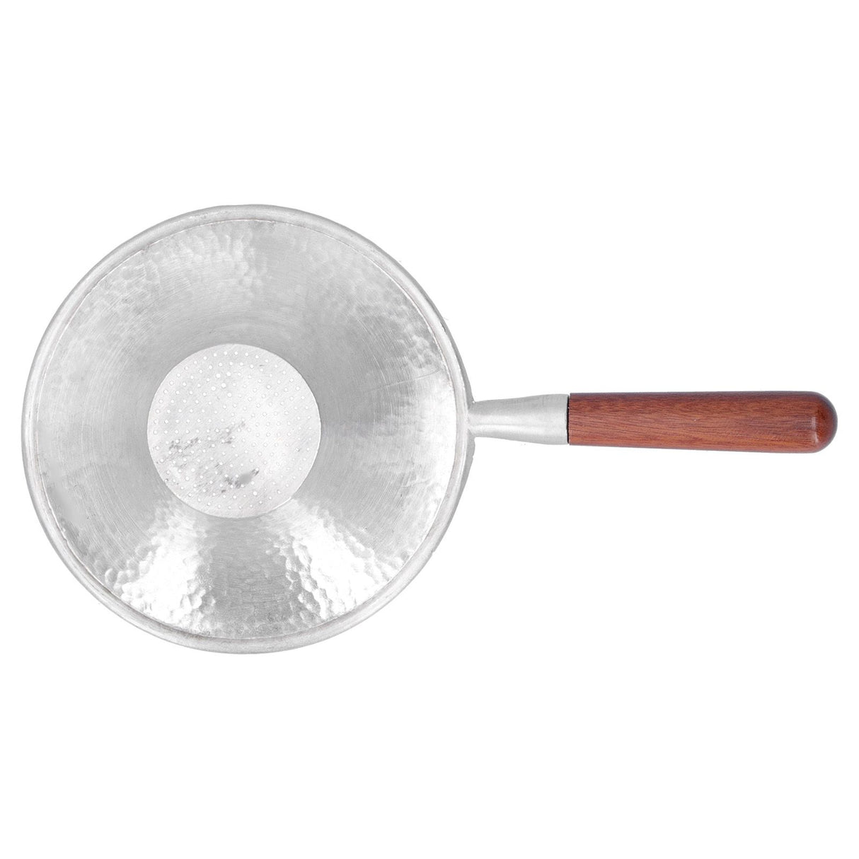 Tea Strainer Innovative Tea Leaf Infuser Filter Brewing Device for Home Office UseRed Wood Handle