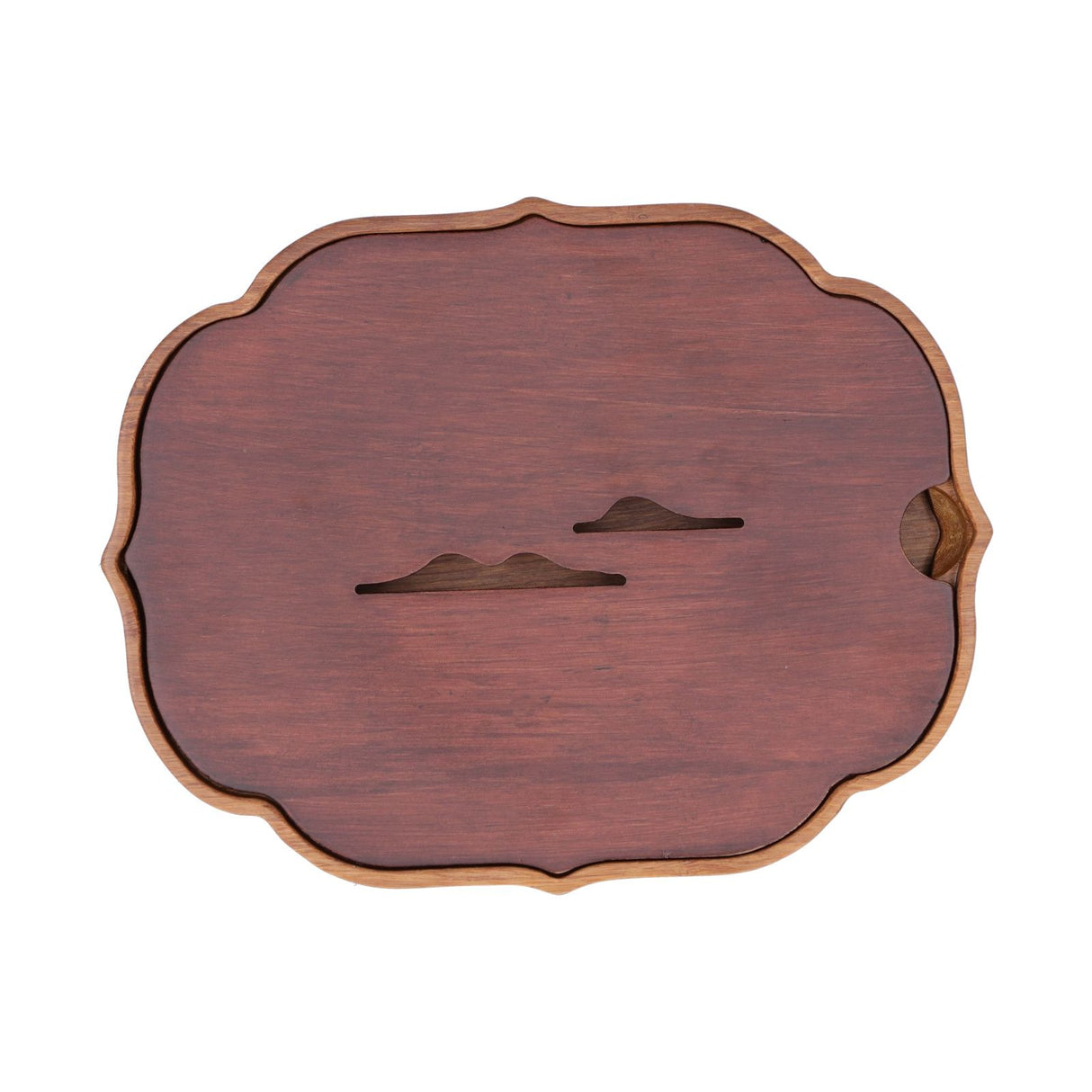 Chinese Style Bamboo Tea Tray Box with Water Storage for Kungfu Tea Set Accessories