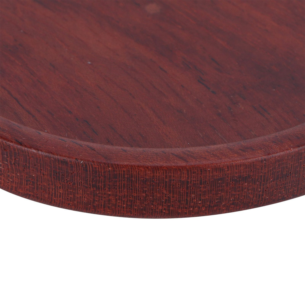 Wooden Tea Cup Mat Insulation Desktop Cup Pad Set with Base Tray Tea Ceremony AccessoriesRosewood
