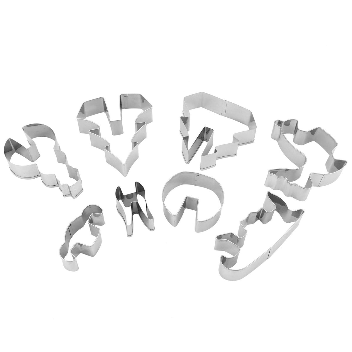 8Pcs Cookies Cutter Set Large Size Christmas Biscuits Mold Cutting Tool Baking Accessories