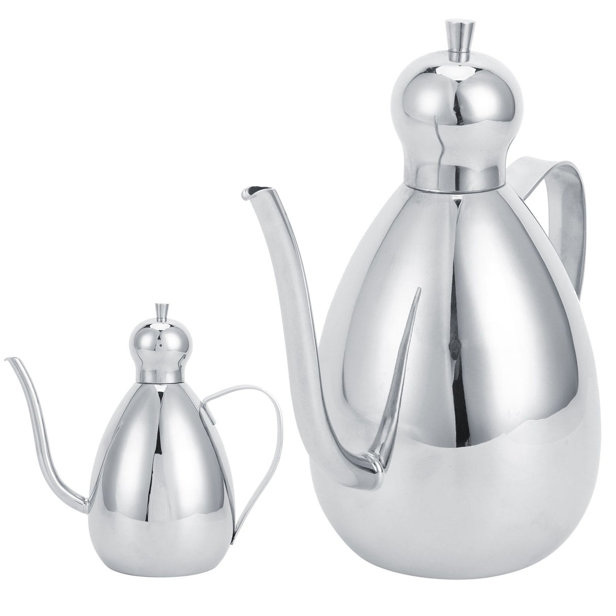 1L Oil Dispenser 304 Stainless Steel Oil Bottle Vinegar Pot Home Kitchen Storage Container
