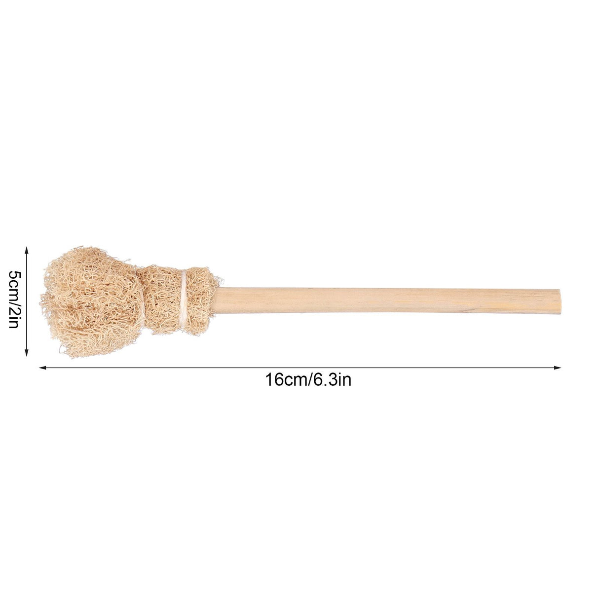 Natural Loofah Brush Water Cup Teacup Teapot Cleaning Brush Tea Ceremony Accessories