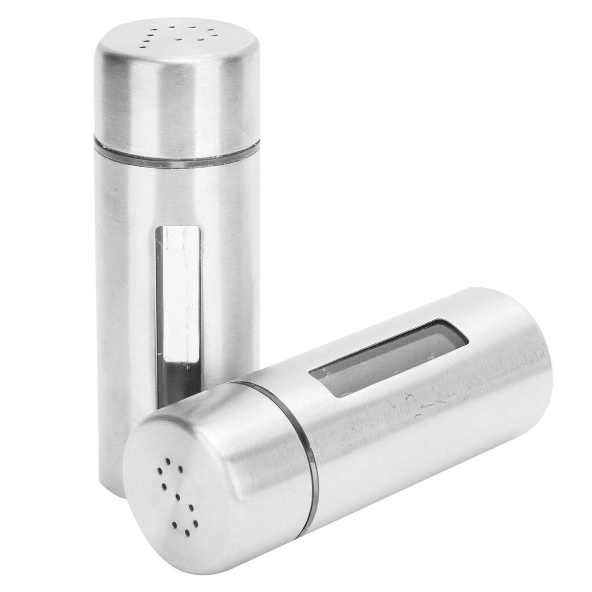 Stainless Steel Condiment Seasoning Container Pots Set with Spice Rack for Dining Room Supplies