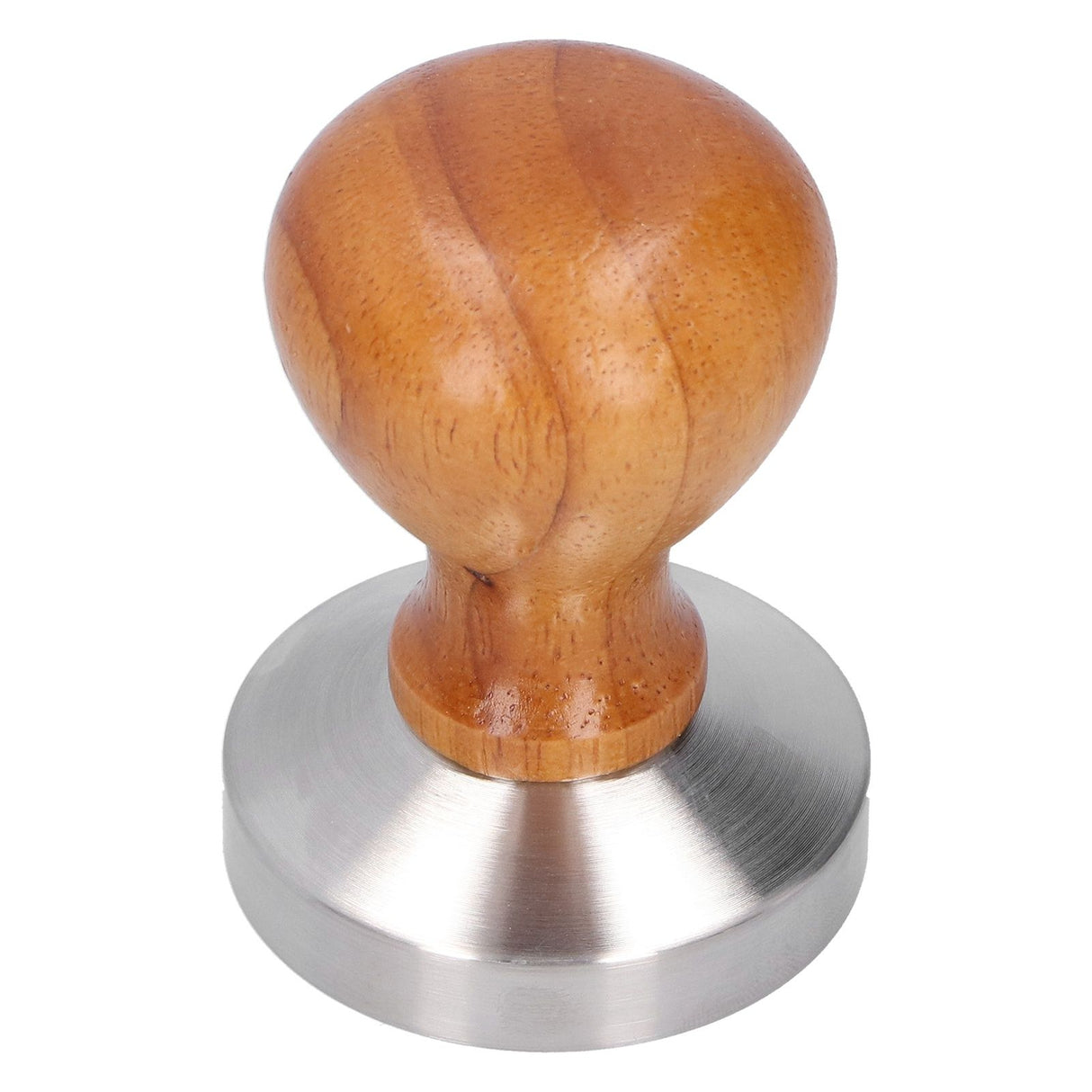 58mm Stainless Steel Coffee Powder Hammer Tamper with Wood Handle Coffee Accessories