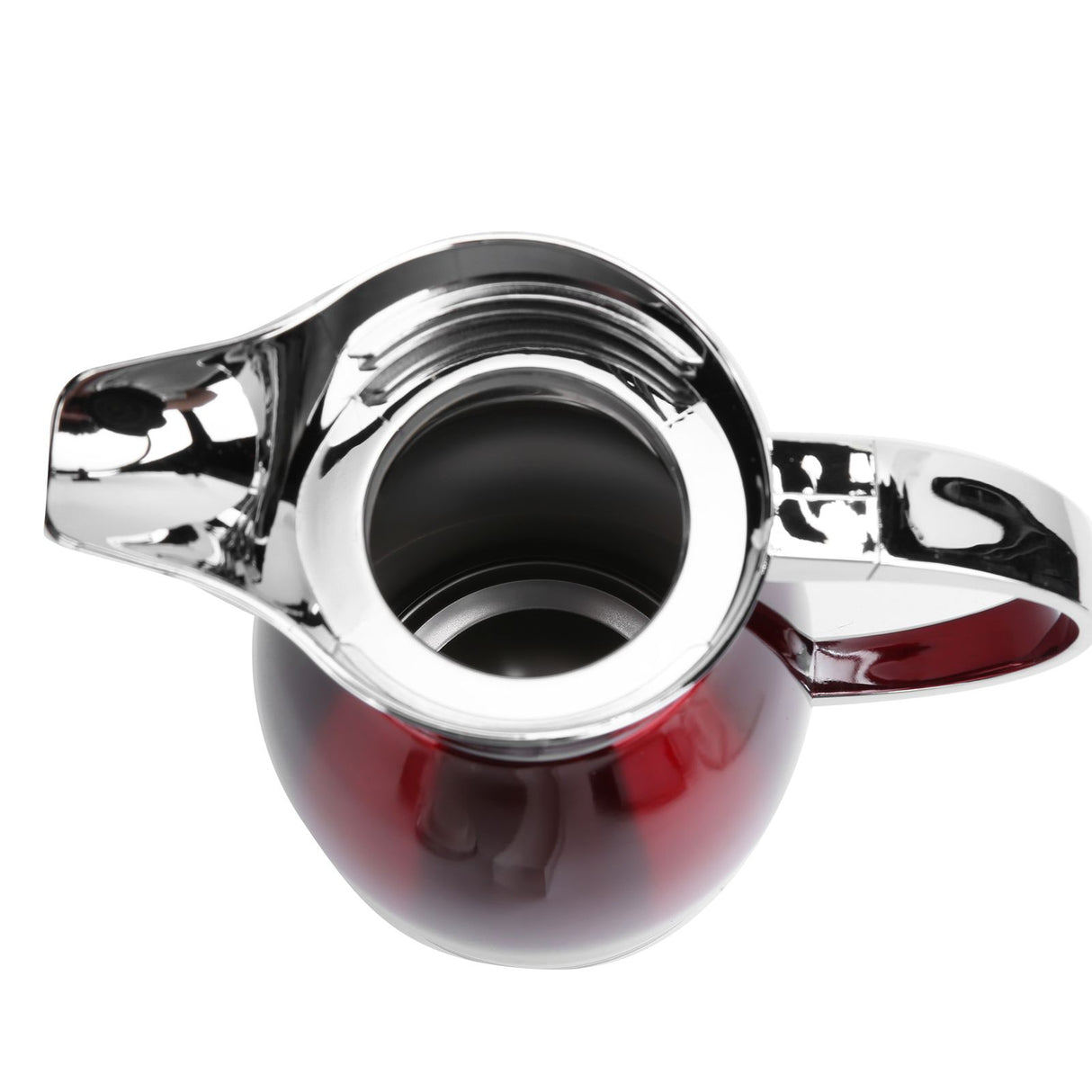 2L Thermal Jug DoubleWall Stainless Steel Vacuum Insulation Kettle for Coffee Tea(Red )