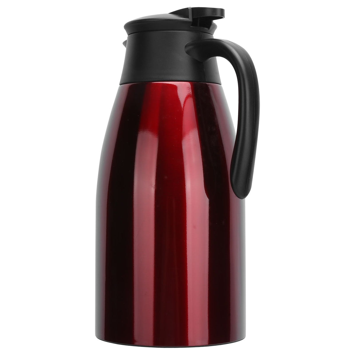 2L Insulation Pot Stainless Steel Vacuum Thermal Kettle Jug for Home Office TravelRed
