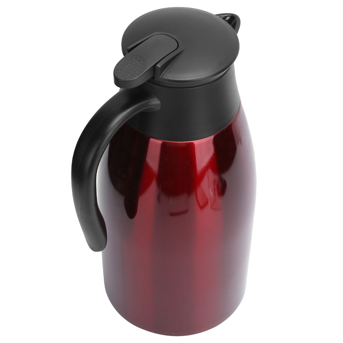 2L Insulation Pot Stainless Steel Vacuum Thermal Kettle Jug for Home Office TravelRed