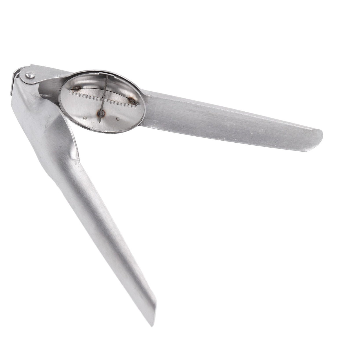 Nut Cracker Multifunction Stainless Steel High Hardness Cross Serrated Design Safe Effort Saving Lever Chestnut Cutter