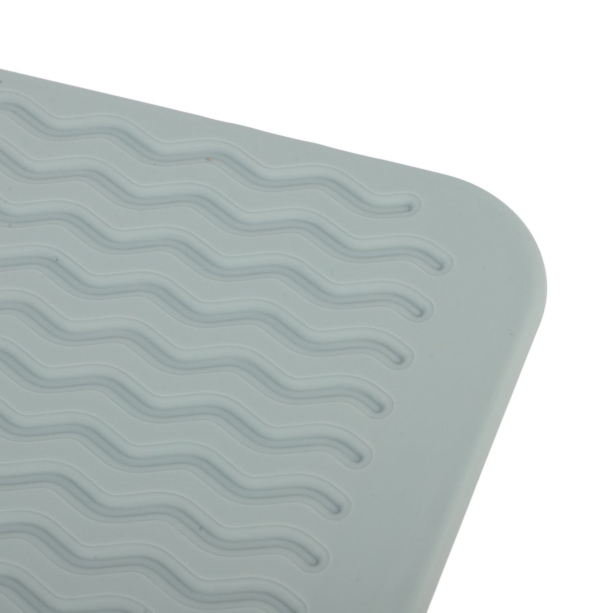 Dish Drying Mat Soft Flexible Rubber Heat Resistant Nonslip BPA Free Eco Friendly Wide Application Dish Drying PadGreen