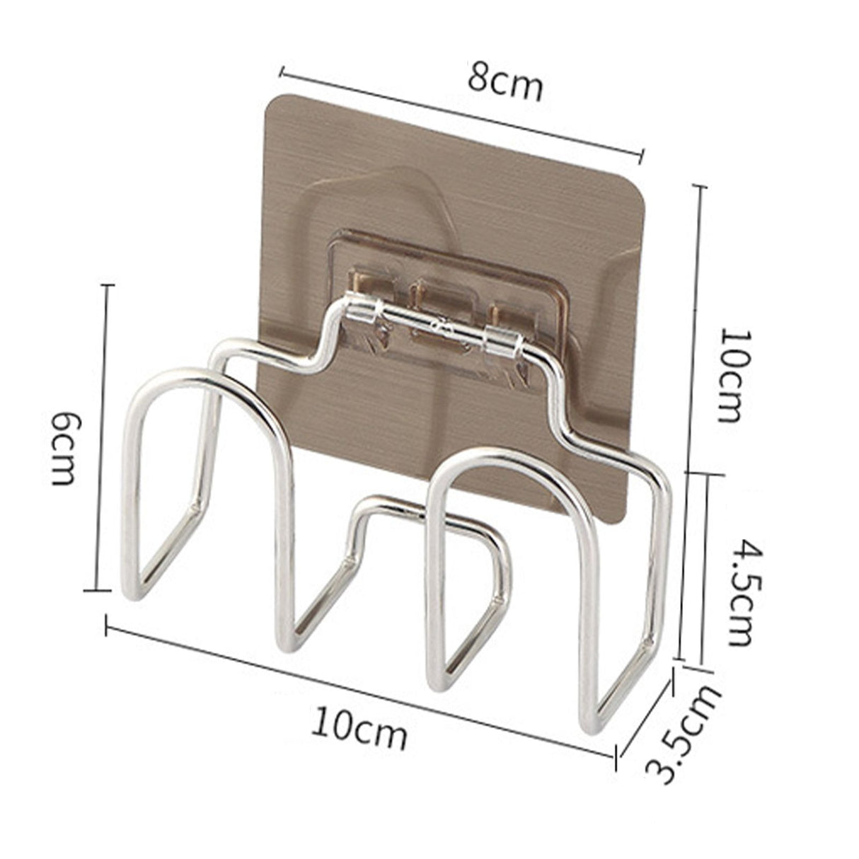 Kitchen Wall Pot Lid Holder Hole Free Rustproof Cutting Boards Quick Drying Rack for Kitchen