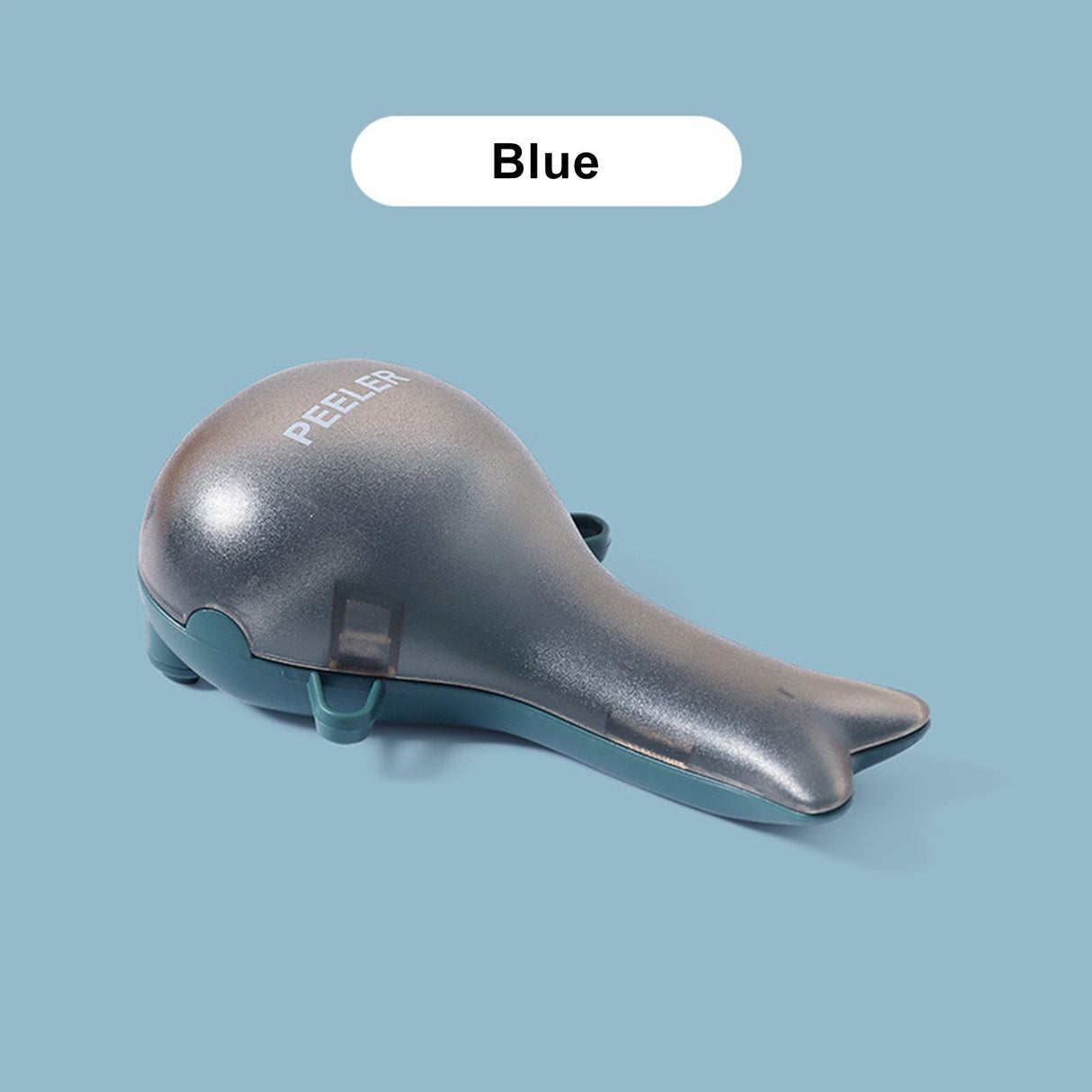 Cute Fruit Parer Stainless Steel Vegetable Peeler Multifunctional Potato Peeler for KitchenBlue