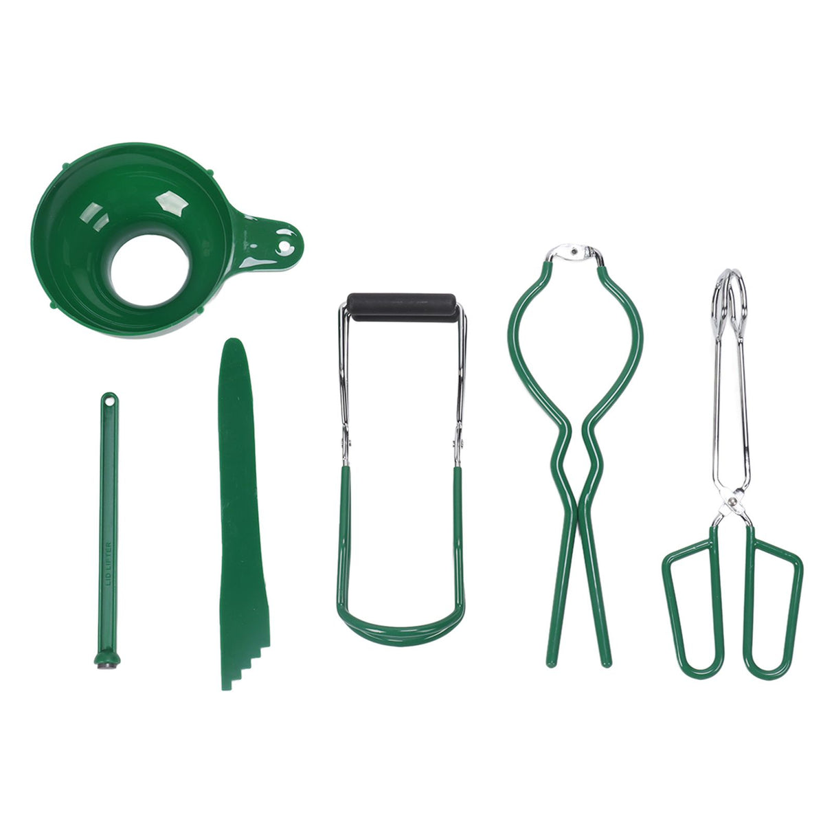 6 Pcs Canning Kit Canning Funnel Tong Bubble Popper Jar Wrench Lifter Magnetic Lid Lifter Jam Making Set