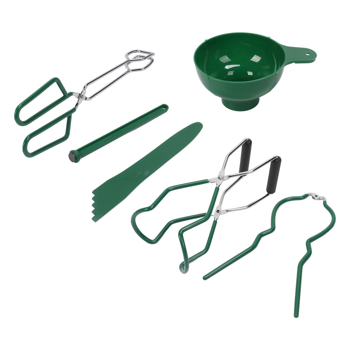 6 Pcs Canning Kit Canning Funnel Tong Bubble Popper Jar Wrench Lifter Magnetic Lid Lifter Jam Making Set