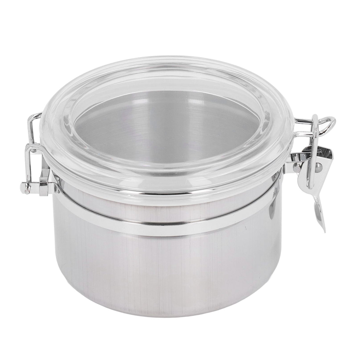Stainless Steel Sealed Can Food Storage Container Airtight Canister for Dried Fruit Milk Powder Tea Small 900ml
