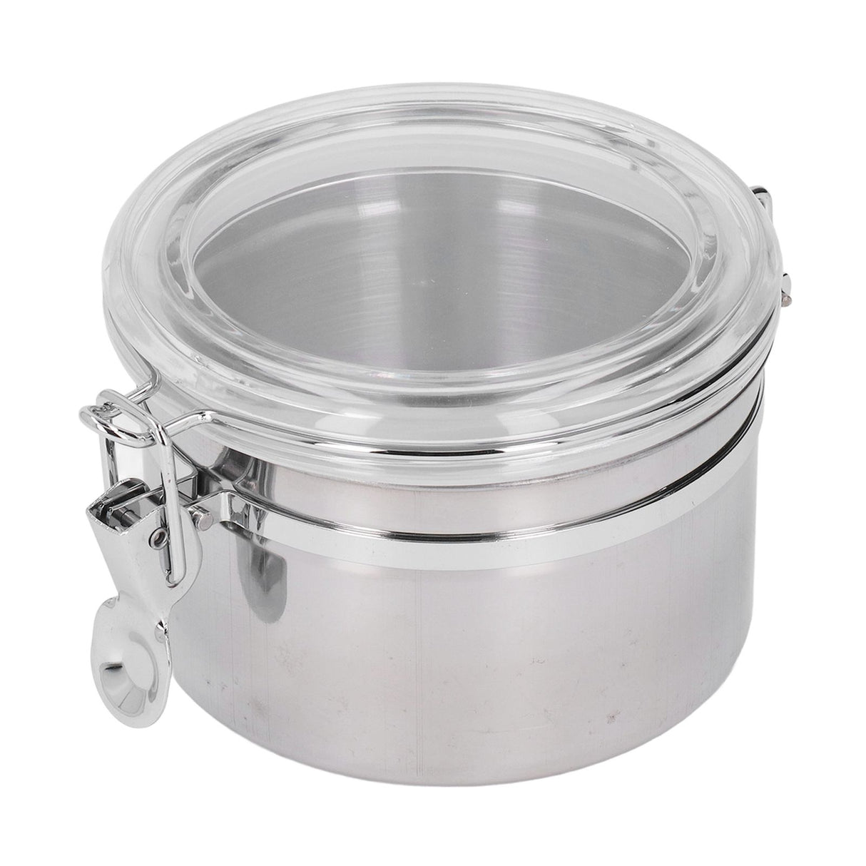 Stainless Steel Sealed Can Food Storage Container Airtight Canister for Dried Fruit Milk Powder Tea Small 900ml