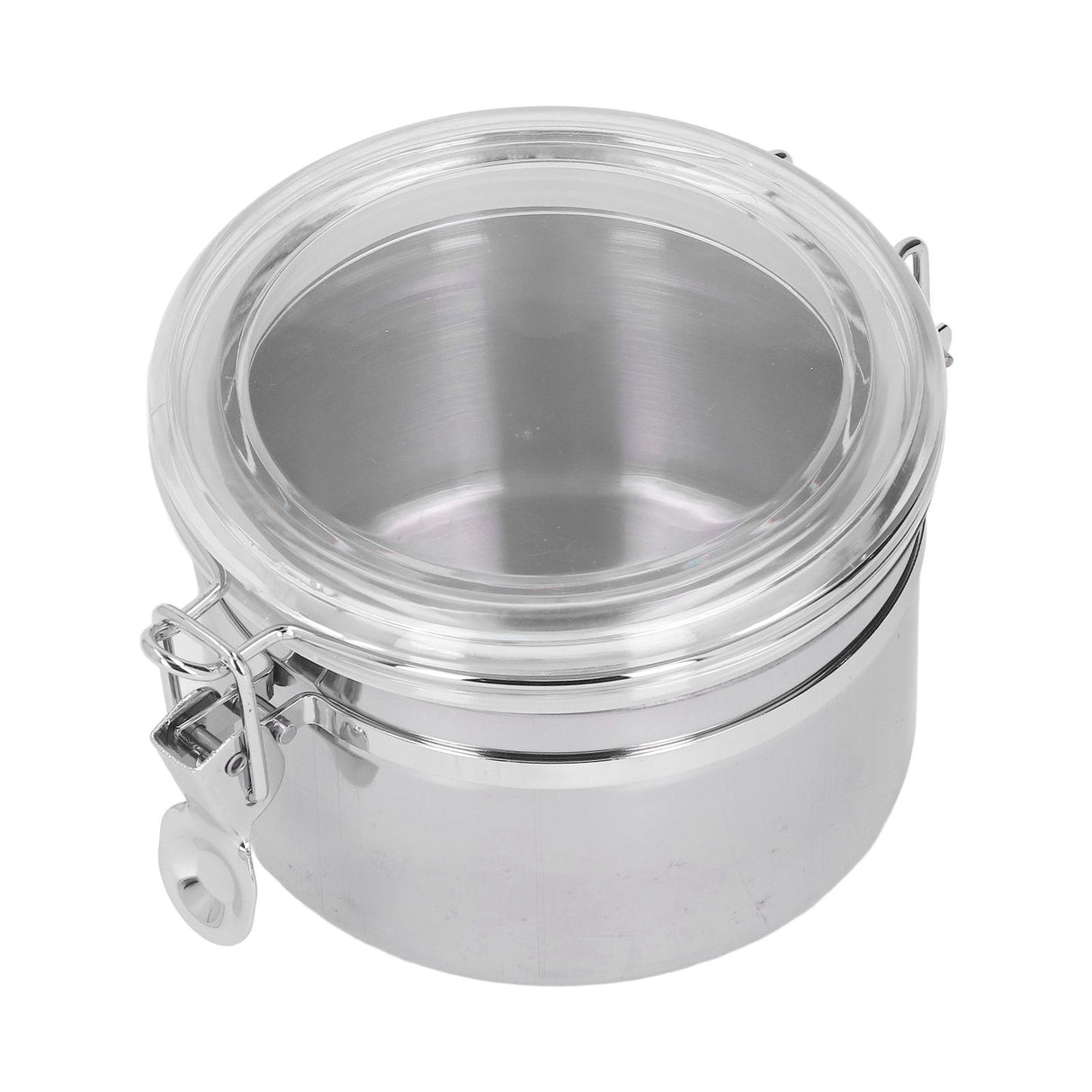 Stainless Steel Sealed Can Food Storage Container Airtight Canister for Dried Fruit Milk Powder Tea Small 900ml