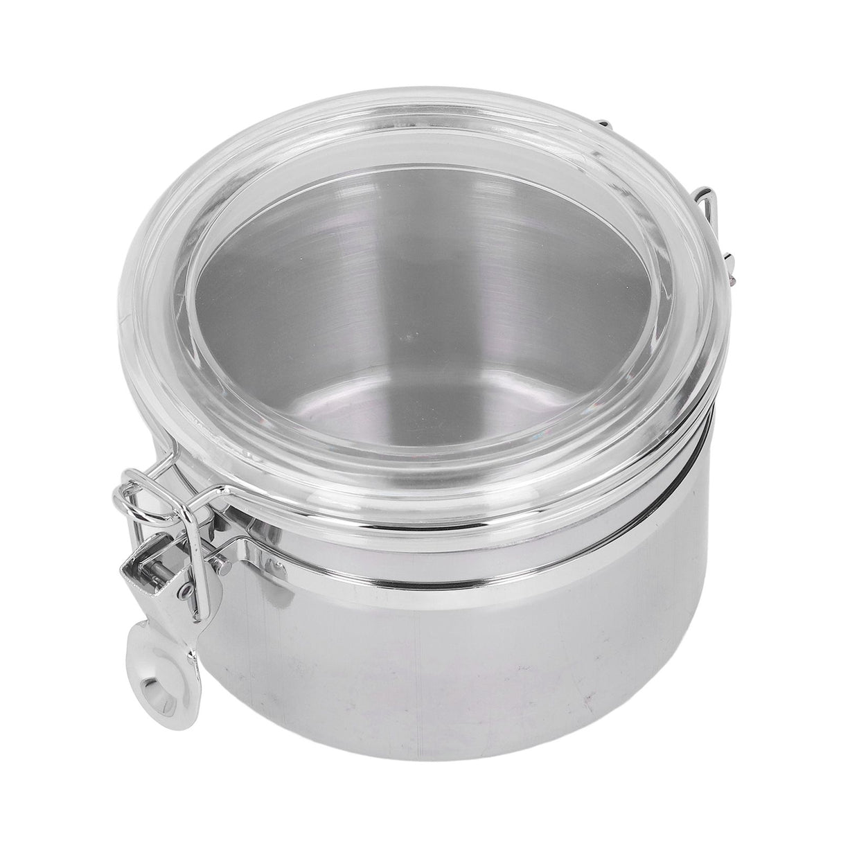 Stainless Steel Sealed Can Food Storage Container Airtight Canister for Dried Fruit Milk Powder Tea Small 900ml