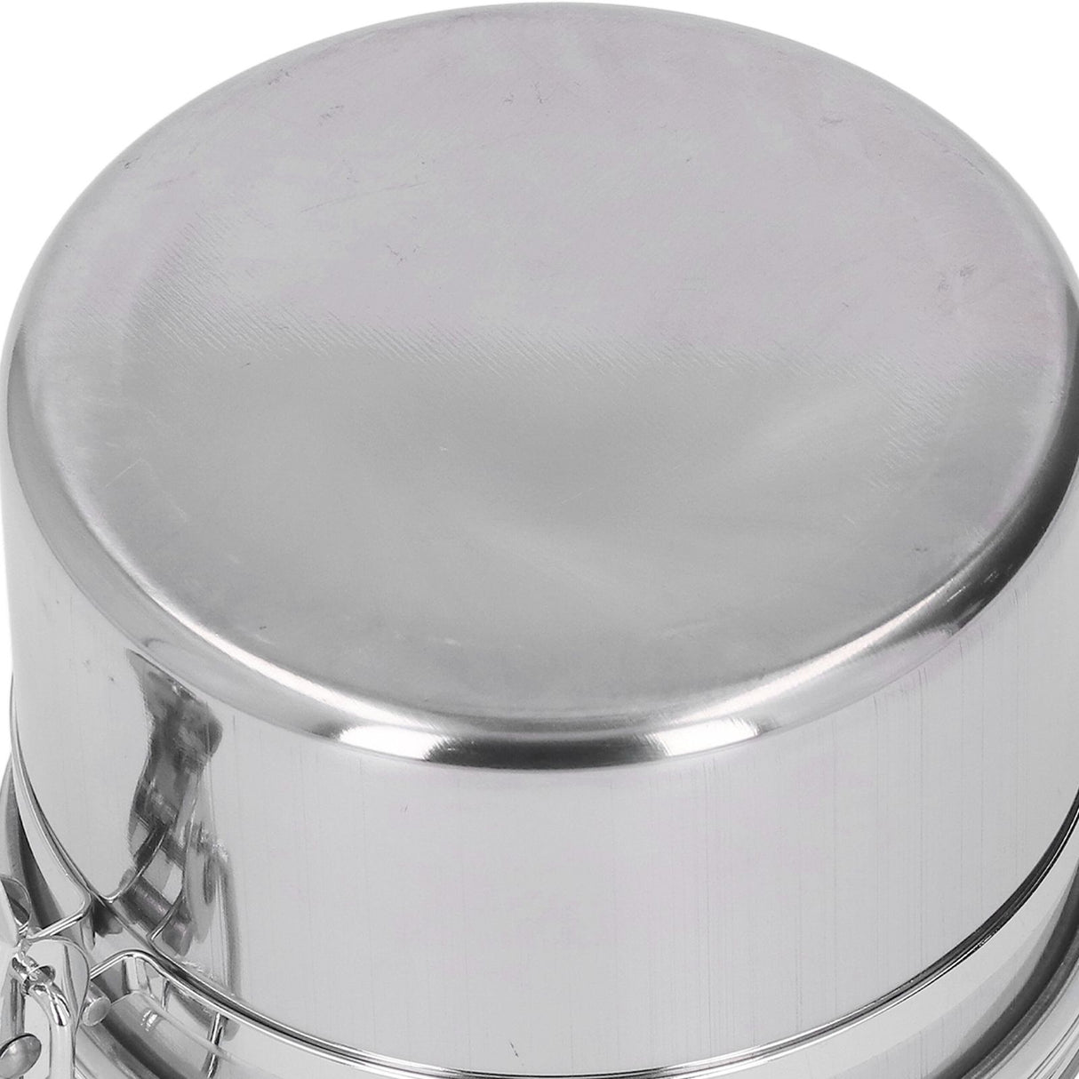 Stainless Steel Sealed Can Food Storage Container Airtight Canister for Dried Fruit Milk Powder Tea Small 900ml